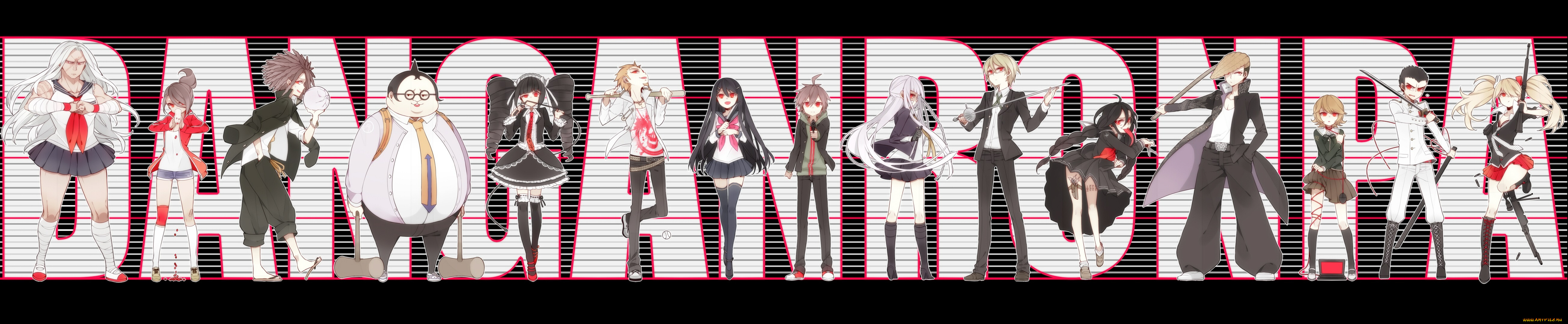 аниме, danganronpa, персонажи