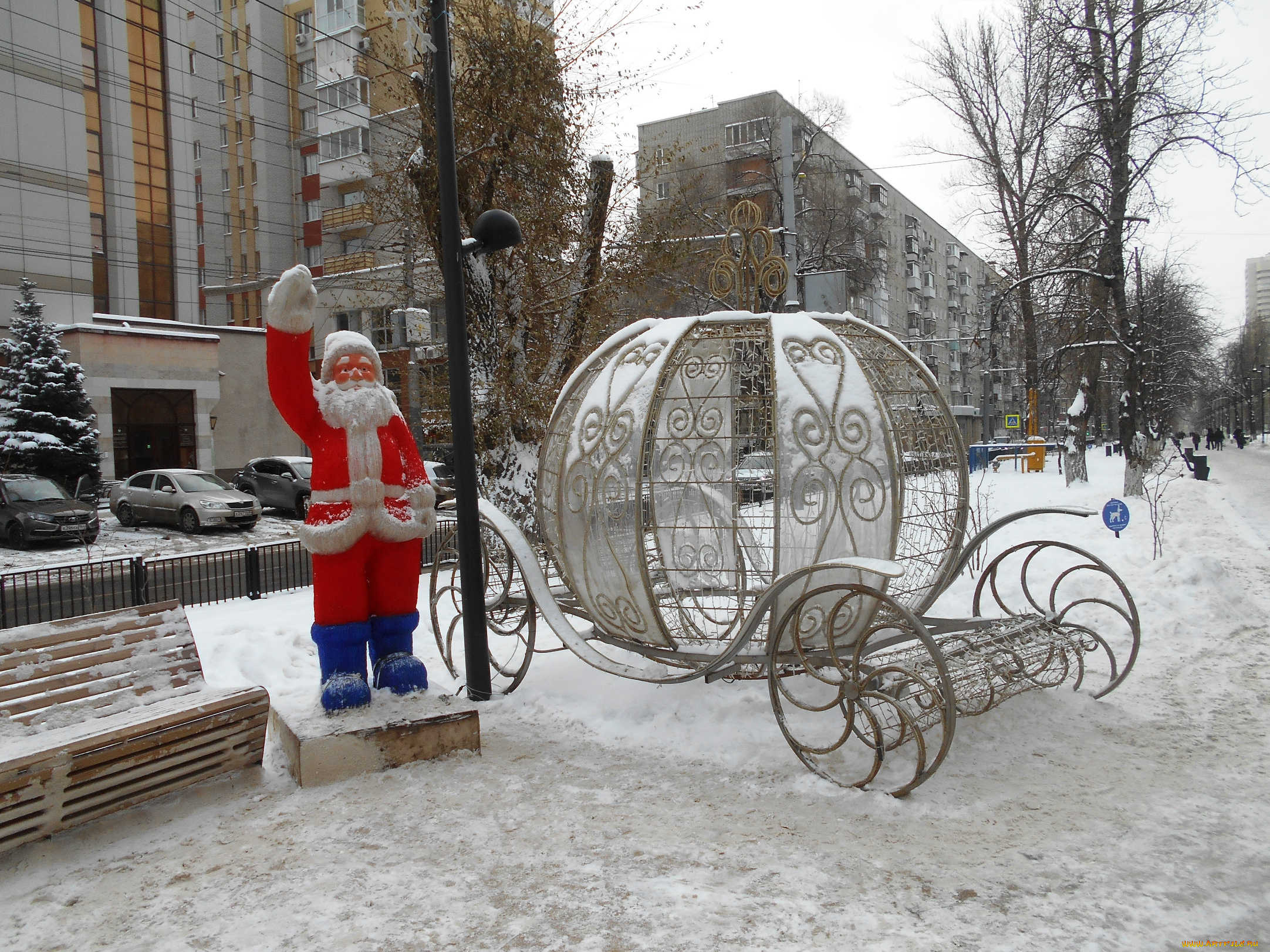 разное, садовые, и, парковые, скульптуры, сани