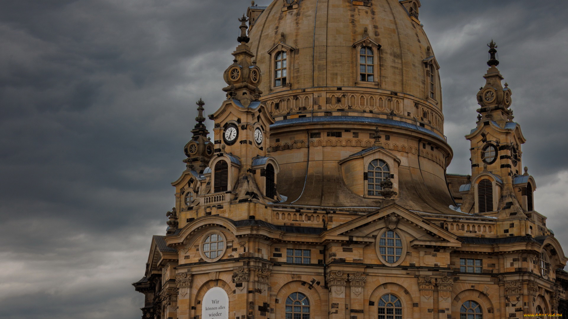 frauenkirche, города, дрезден, , германия