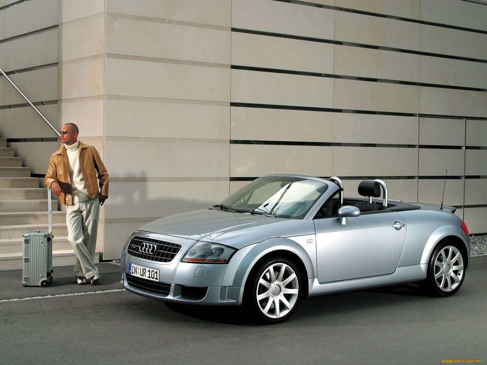 audi, tt, roadster, quattro, 2003, автомобили