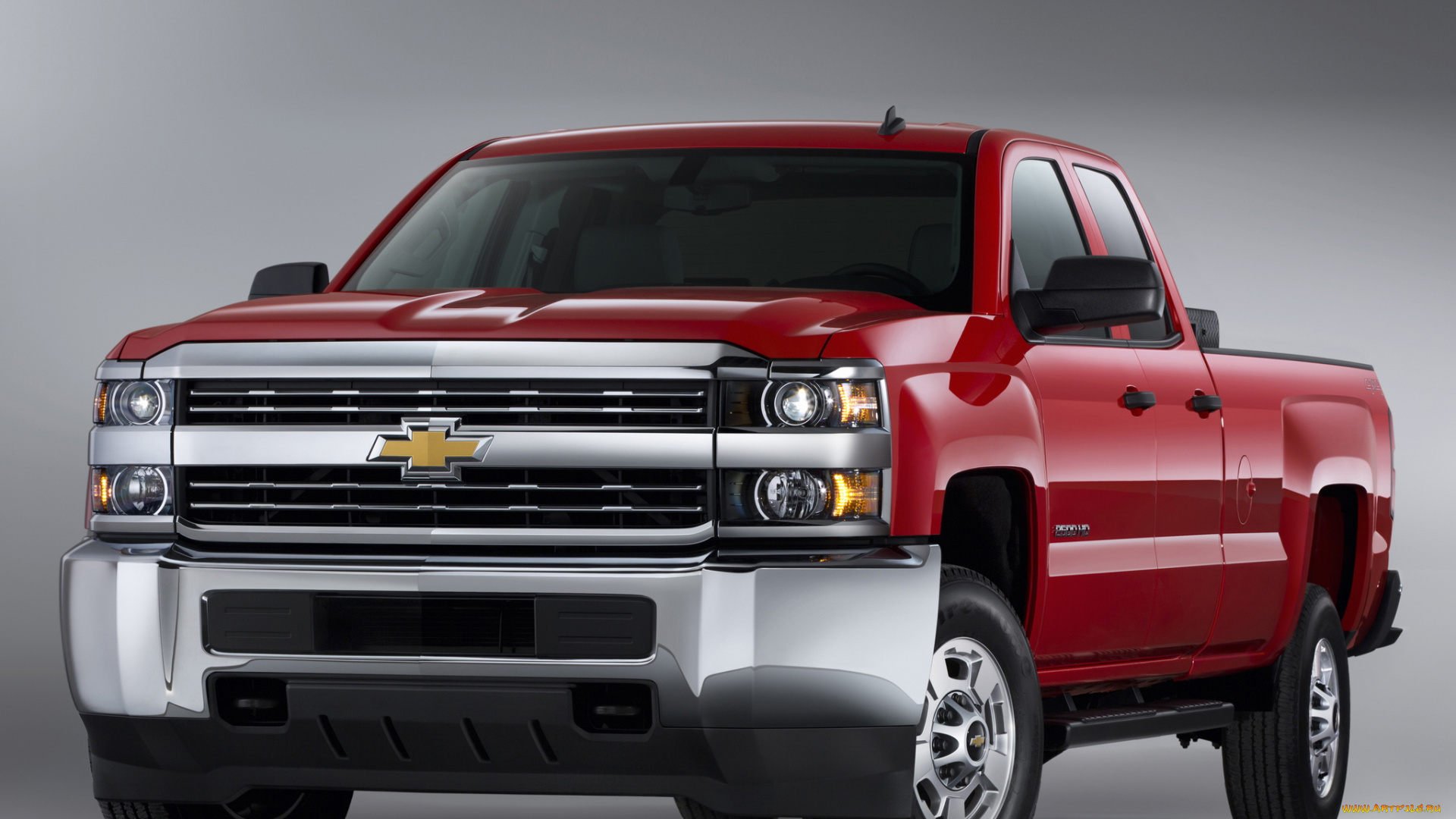 автомобили, chevrolet, silverado, 2500, hd, bi-fuel, double, cab, 2014, красный