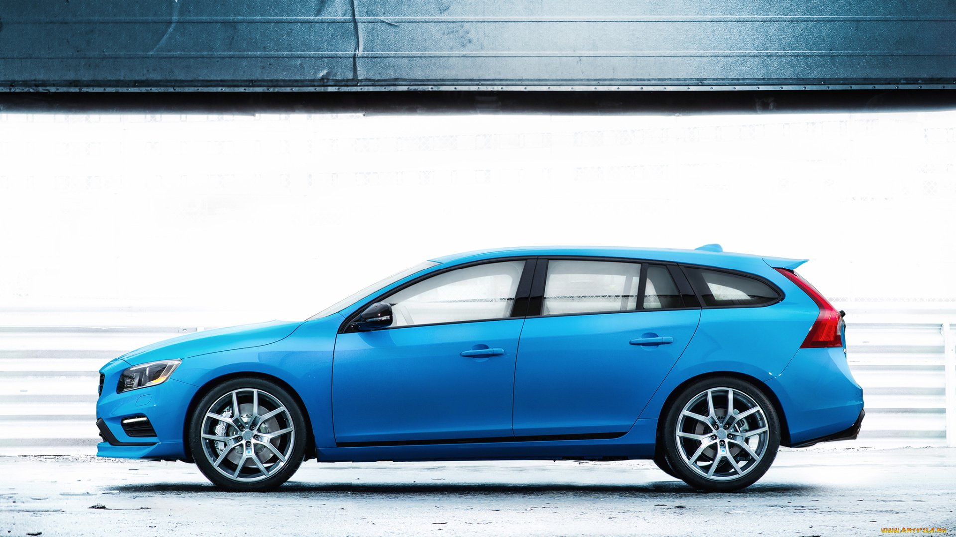 автомобили, volvo, 2014г, polestar, v60, синий