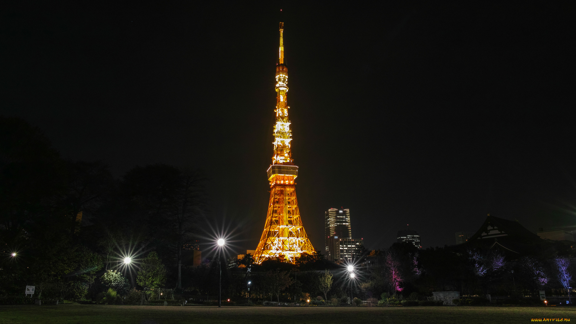 tokyo, tower, города, токио, , Япония, город
