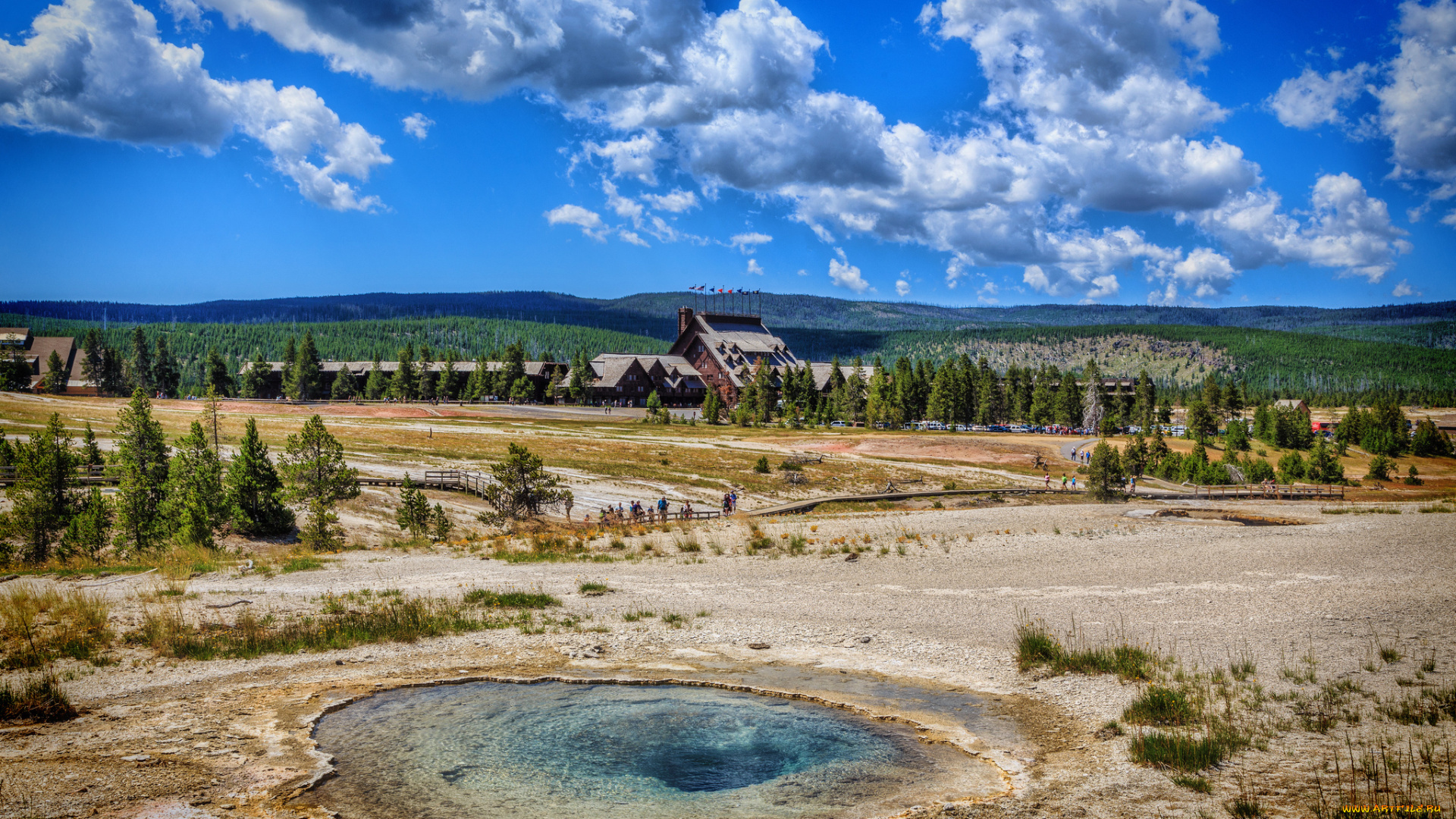 yellowstone, national, park, природа, пейзажи, национальный, кратер, гейзер, парк