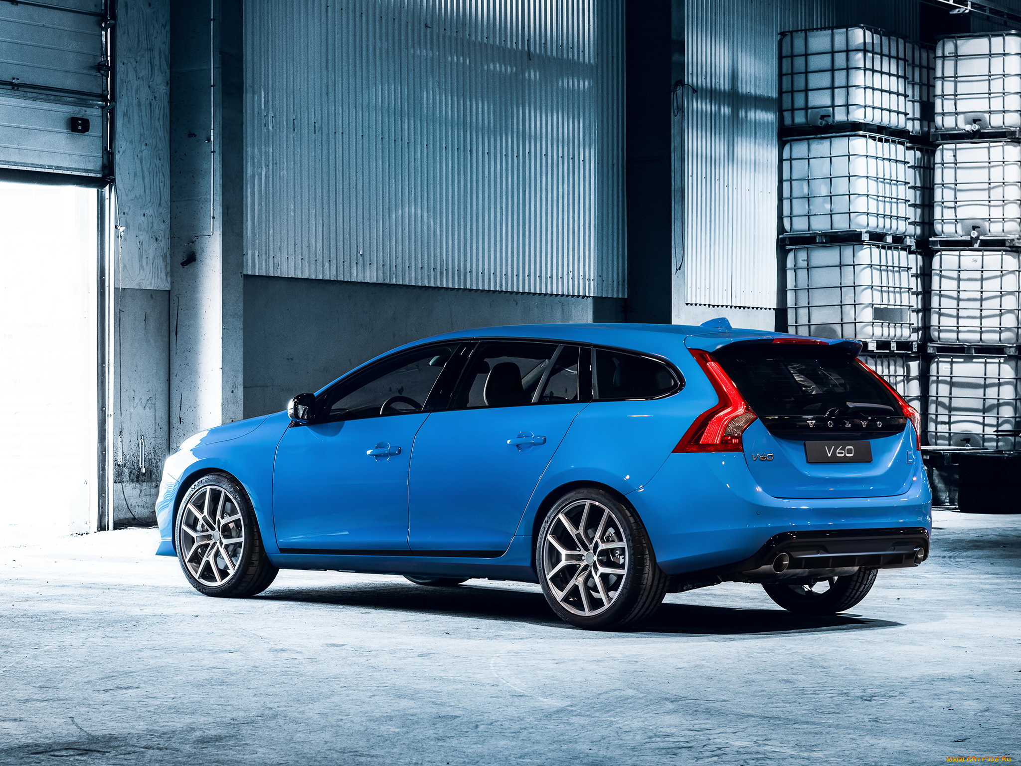 автомобили, volvo, polestar, 2014г, синий, v60