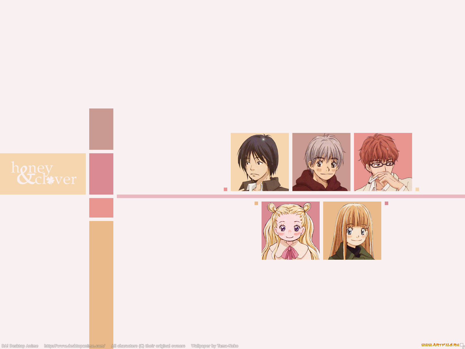 аниме, honey, and, clover