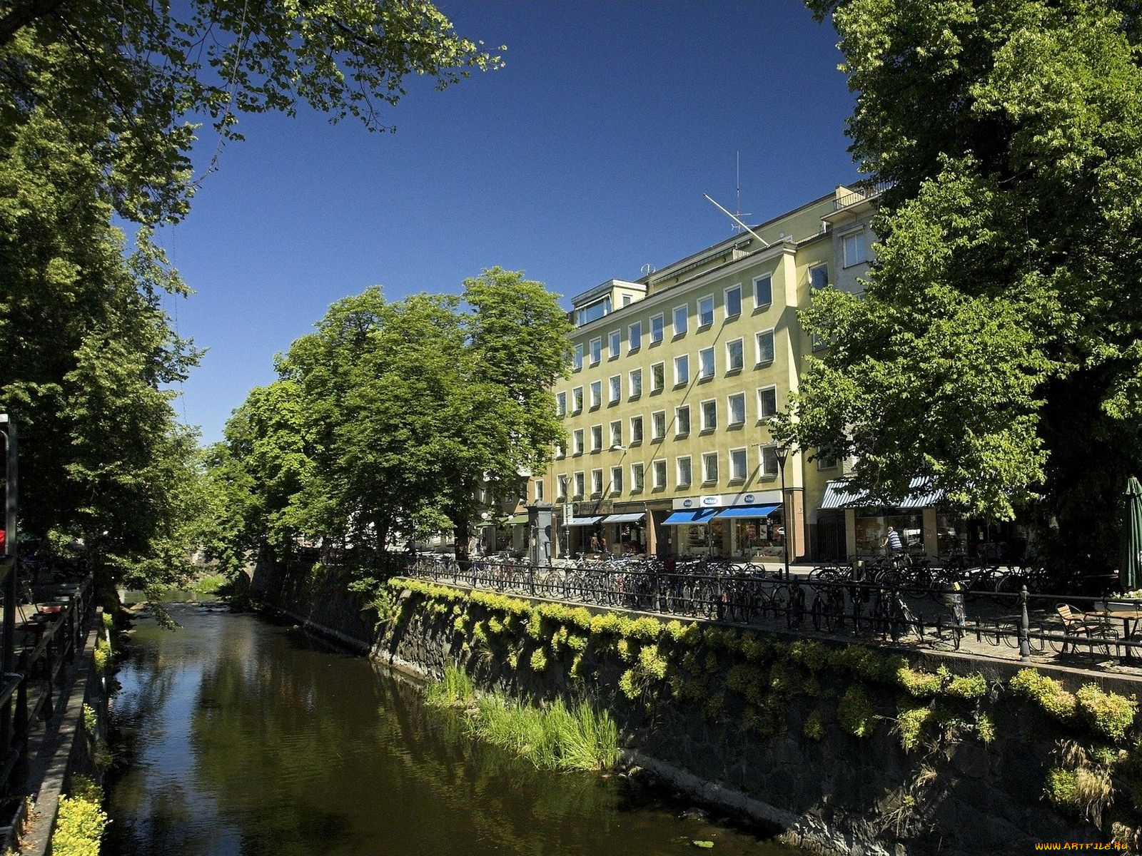 uppsala, sweden, города, улицы, площади, набережные