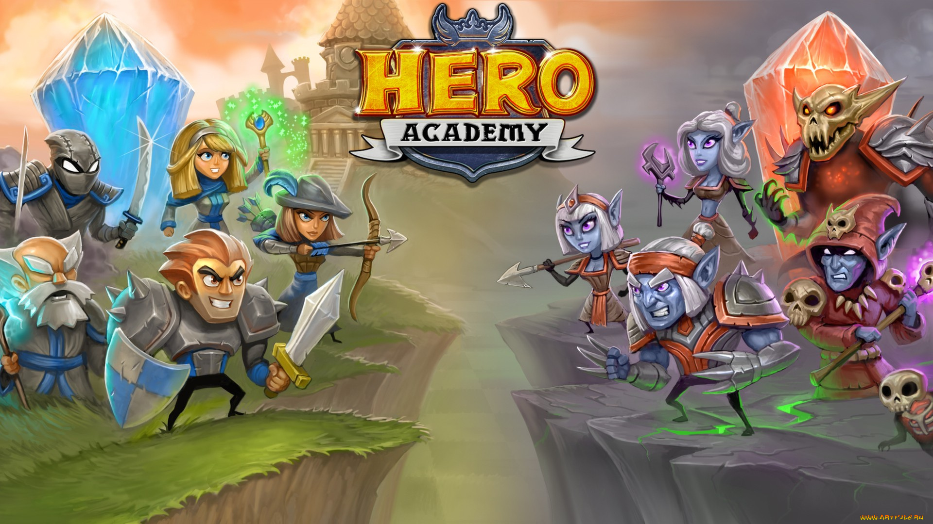 hero, academy, видео, игры, ~~~другое~~~, война, сражение, стороны