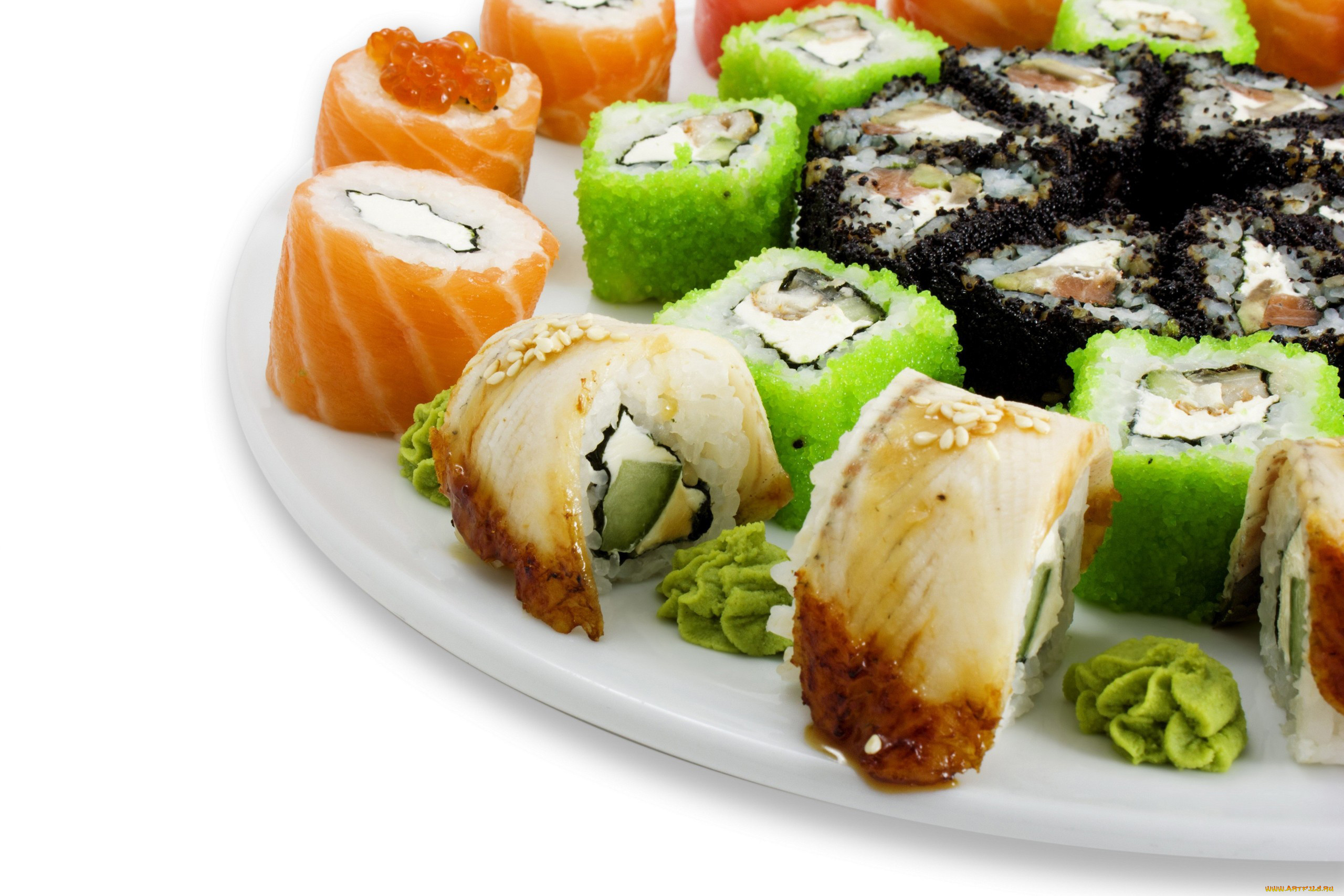 еда, рыба, морепродукты, суши, роллы, блюдо