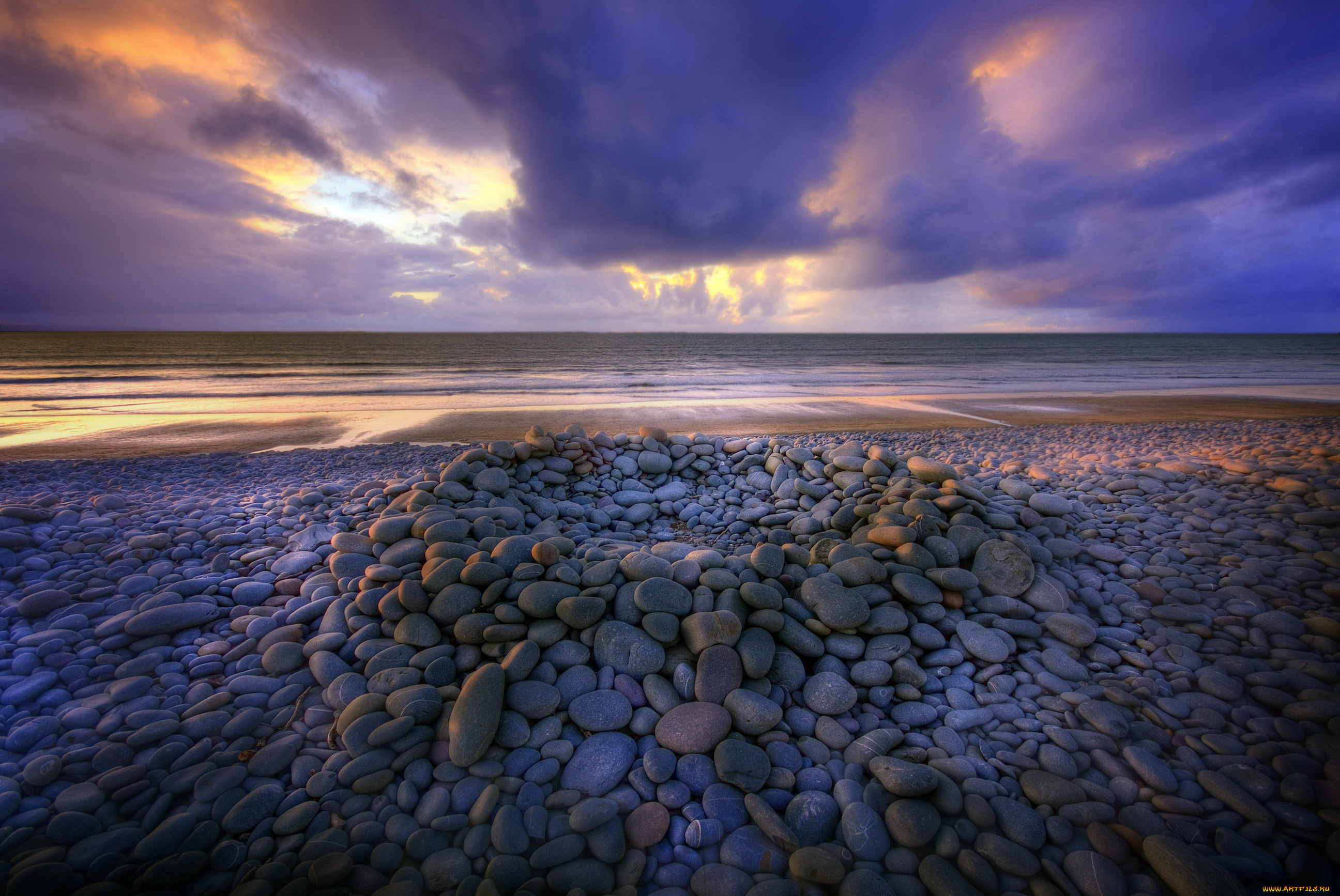 природа море горизонт камни берег пляж nature sea horizon stones shore the beach без смс