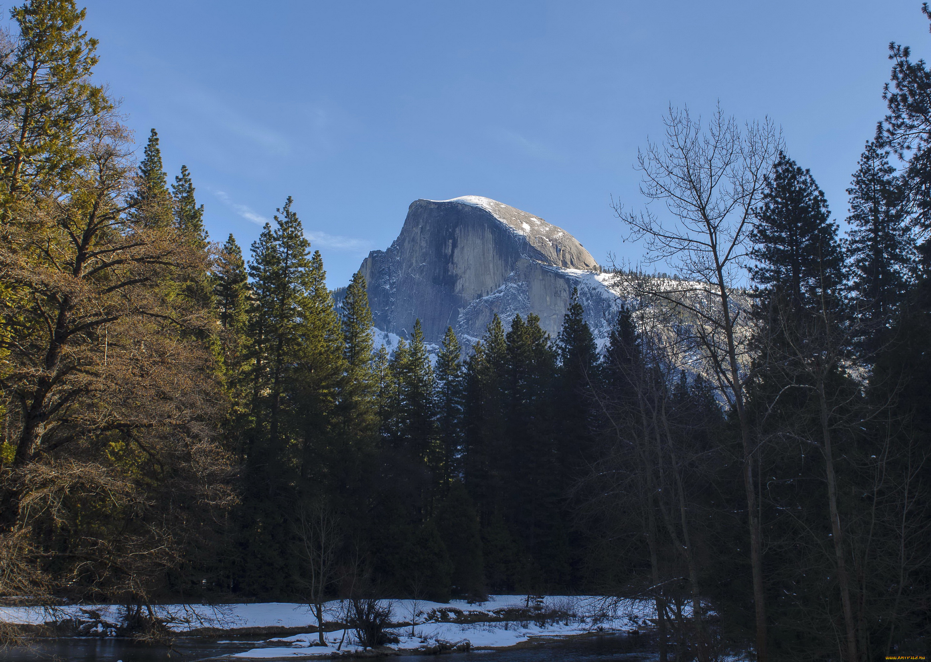 yosemite, national, park, природа, горы, лес