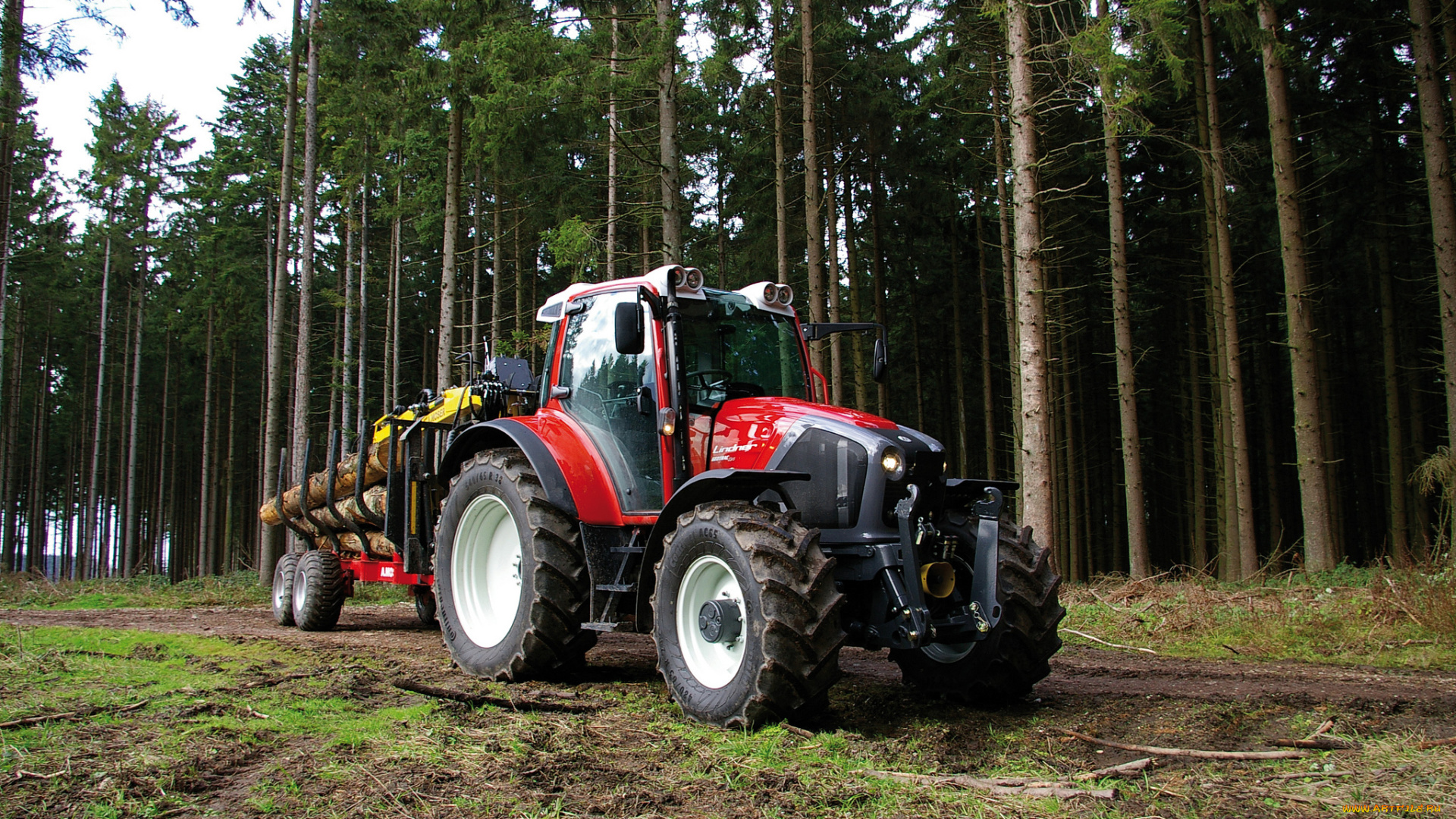 lindner, geotrac, 124, forest, tractor, техника, тракторы, лесозаготовка, трактор, универсальный, колесный