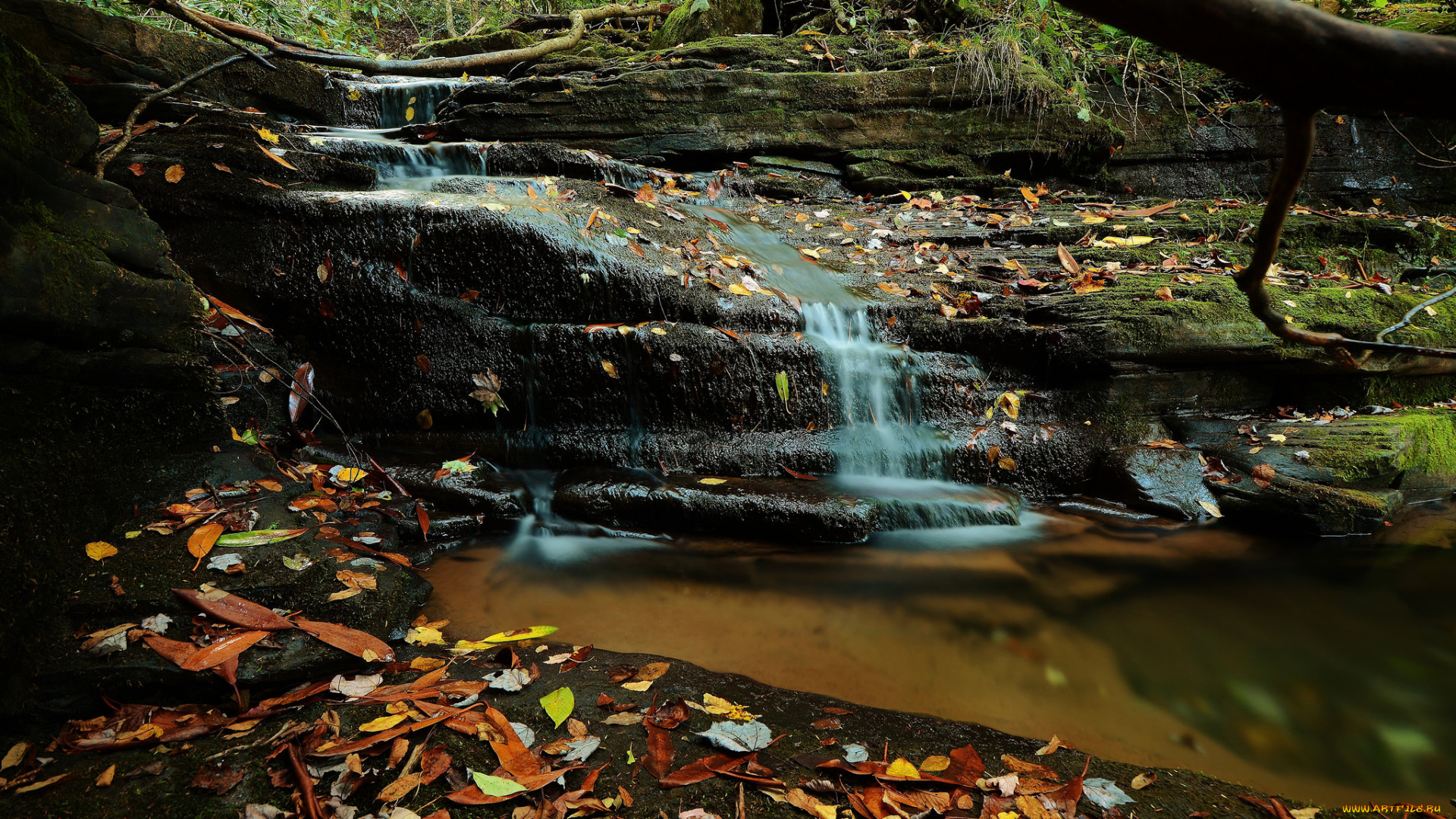 природа, водопады, stream, rocks, река, поток, водопад, камни, waterfall, вода, river, water