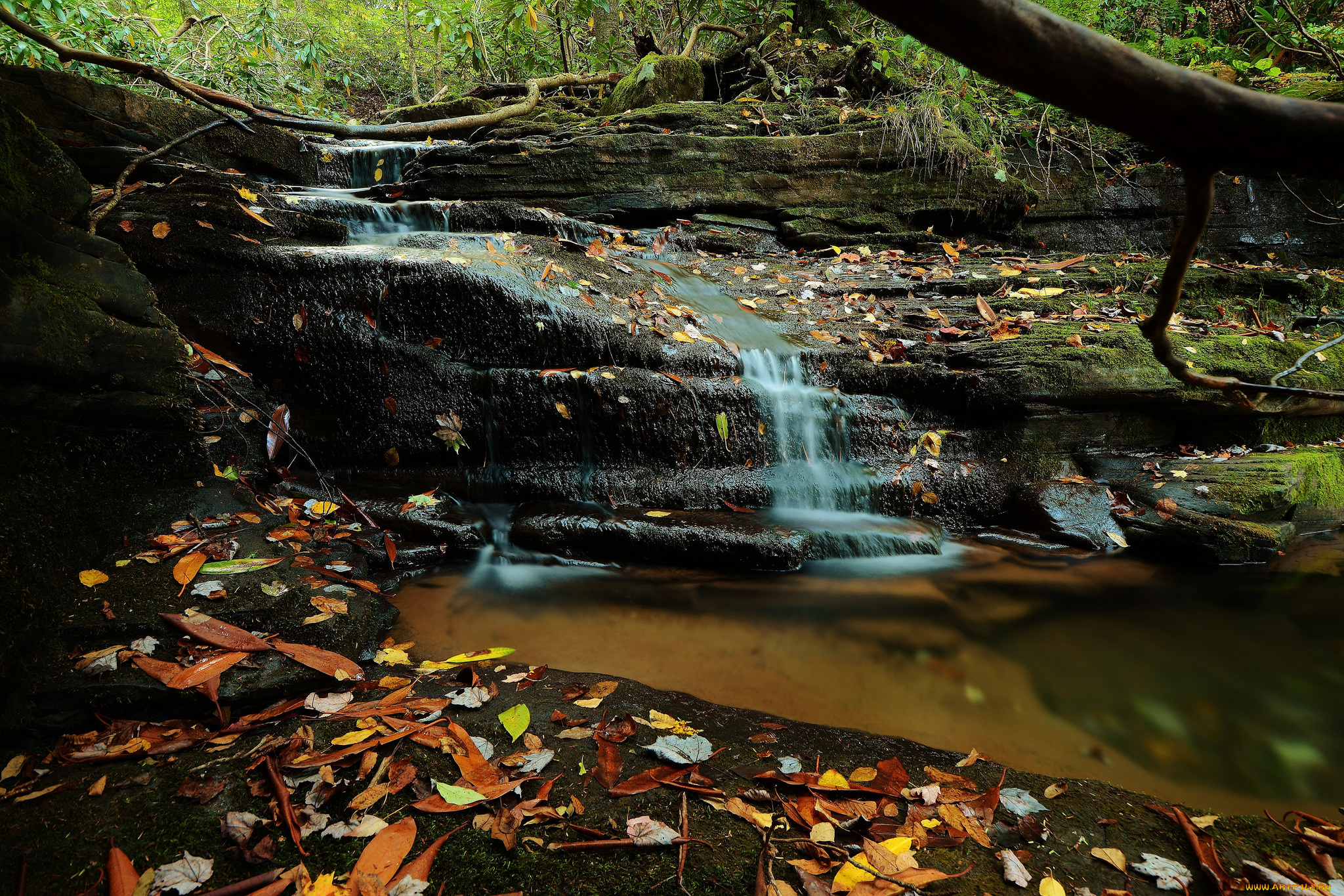 природа, водопады, stream, rocks, река, поток, водопад, камни, waterfall, вода, river, water