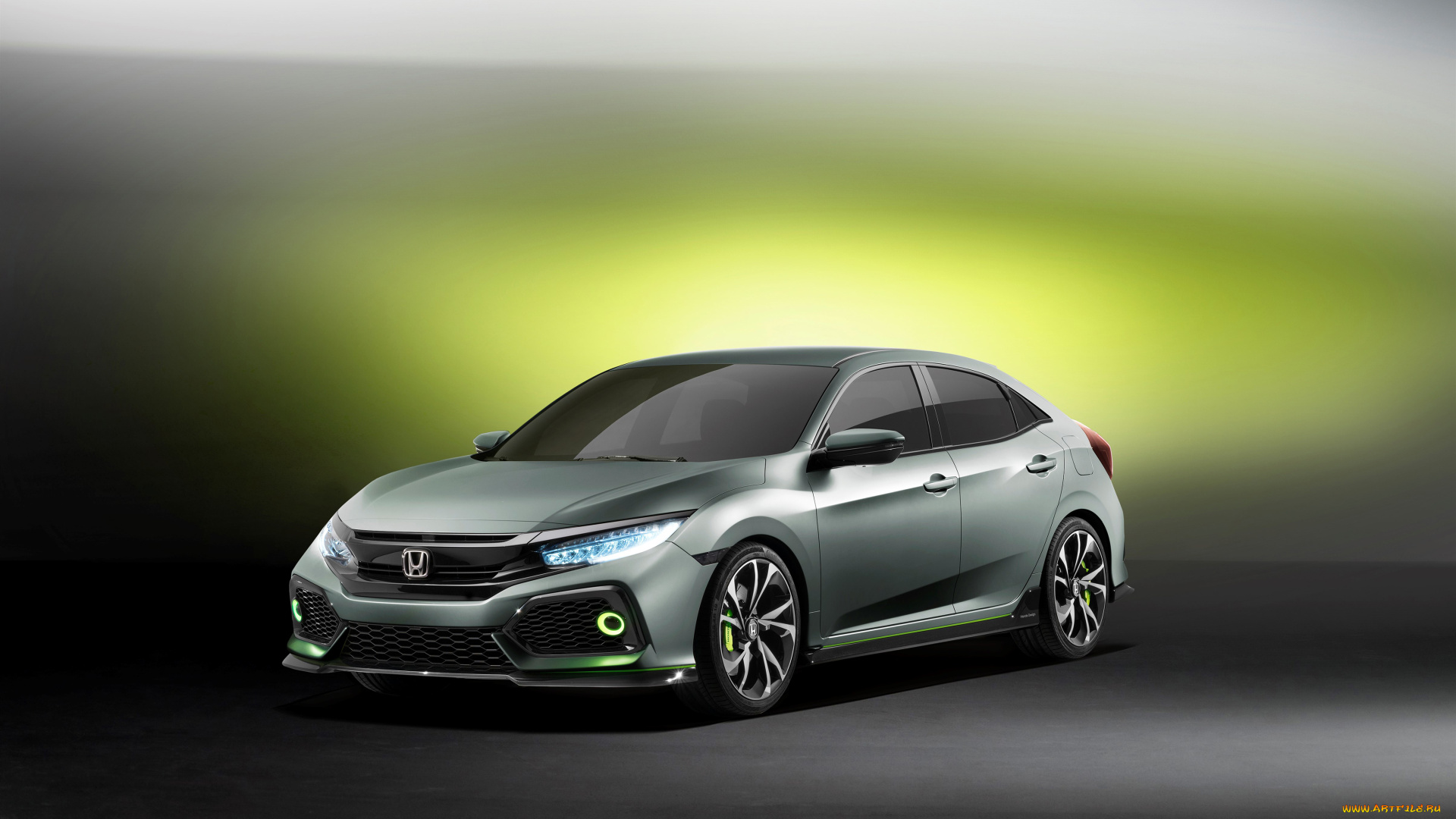 автомобили, honda, 2016г, prototype, hatchback, civic