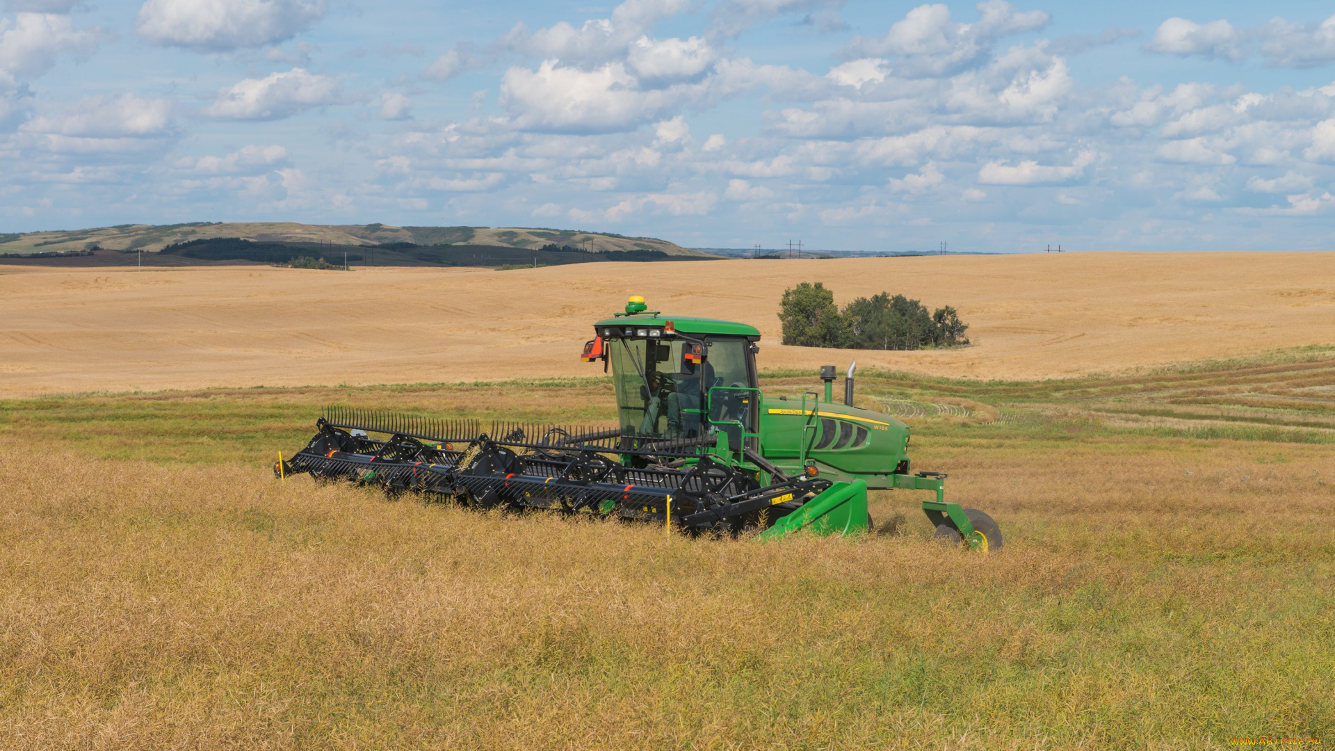 техника, комбайны, john, deere