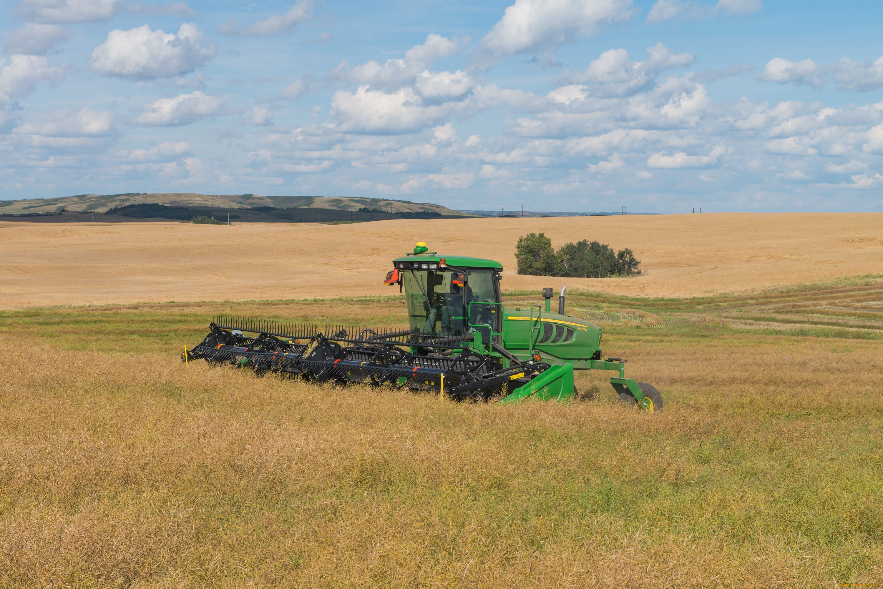 техника, комбайны, john, deere