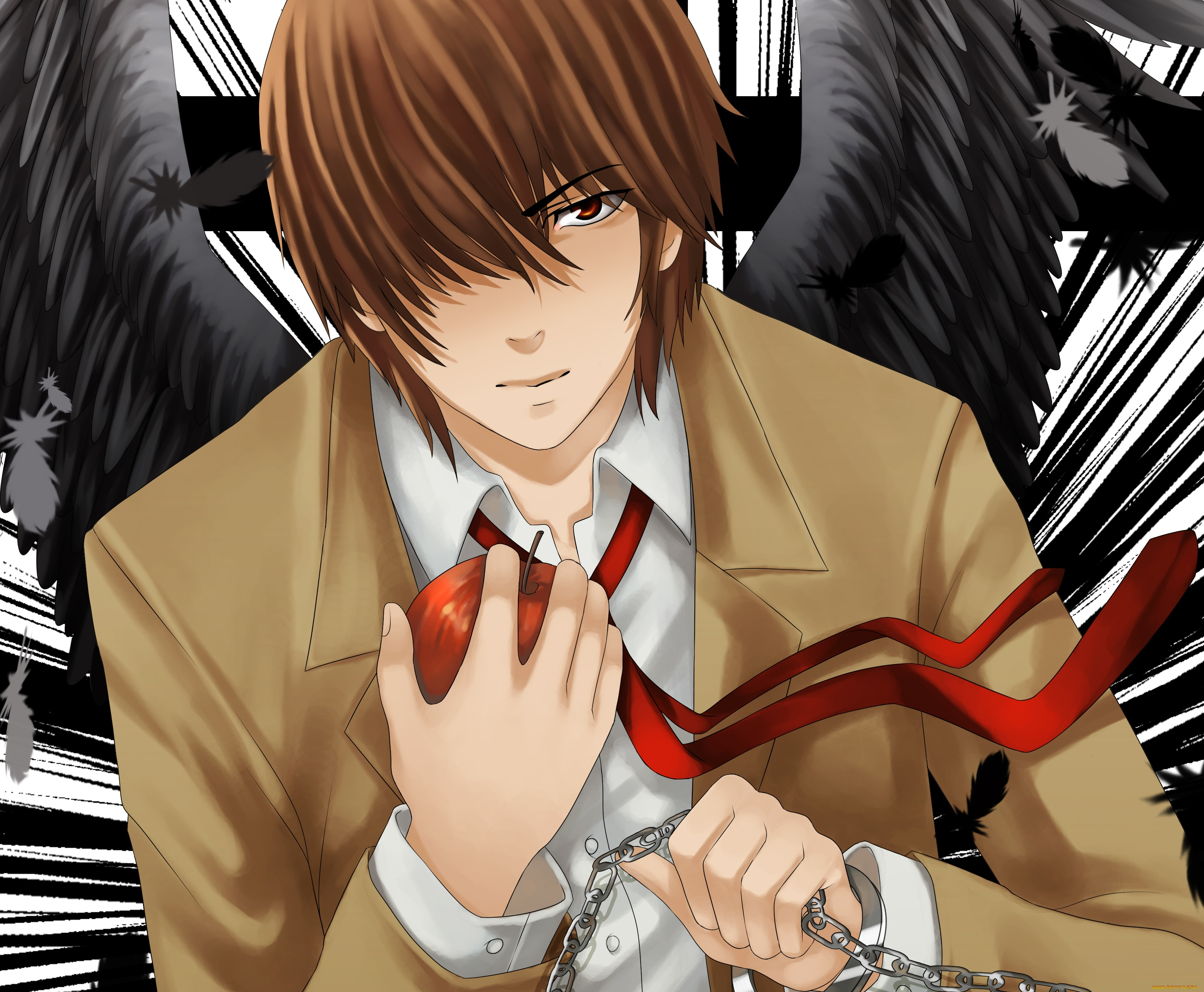 аниме, death, note, yagami, raito