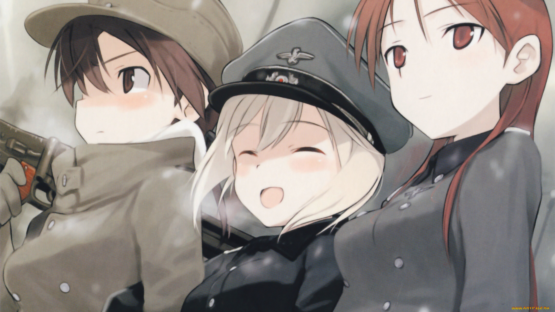 аниме, strike, witches