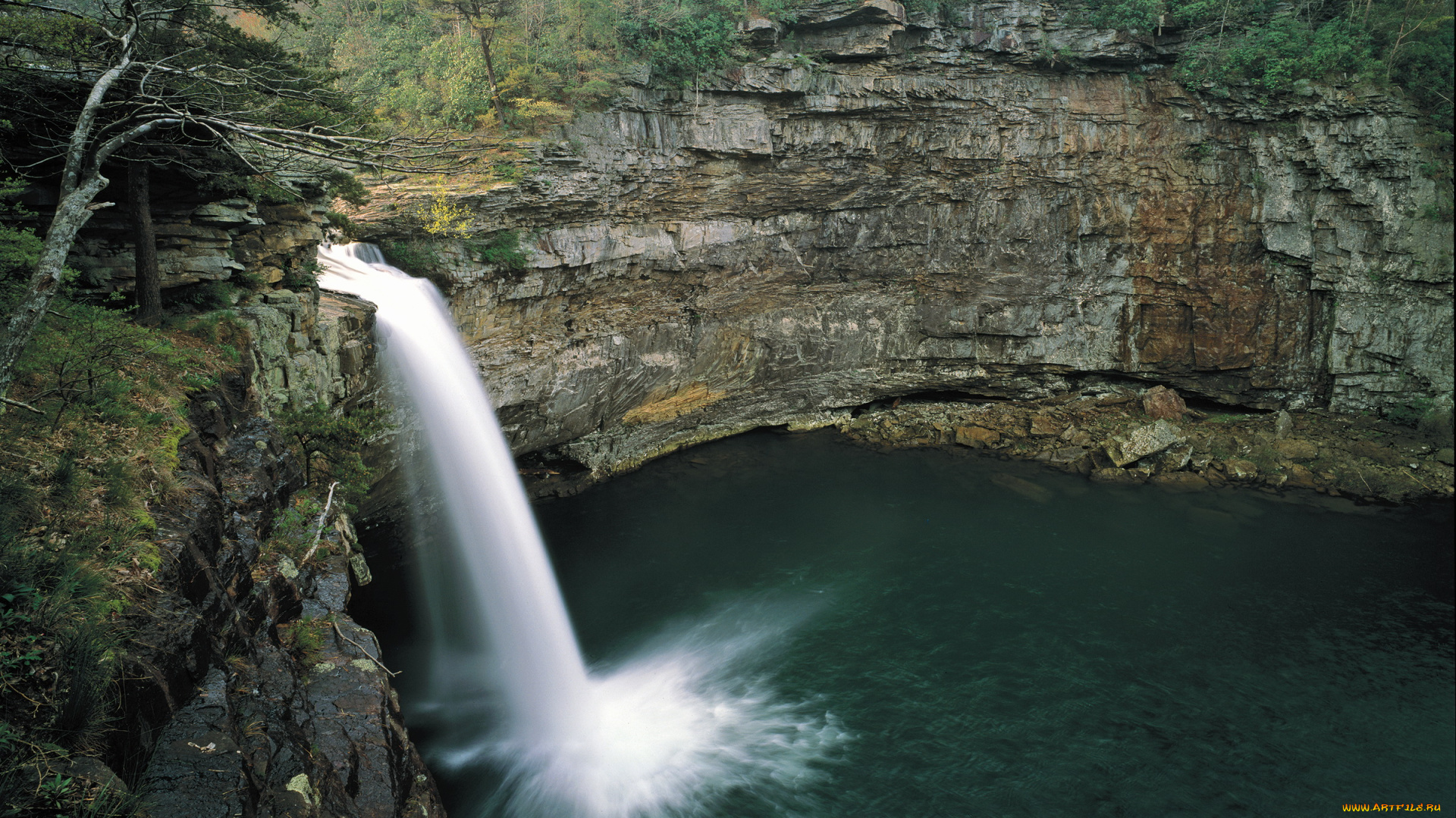 природа, водопады, usa, blackwater, falls, state, park