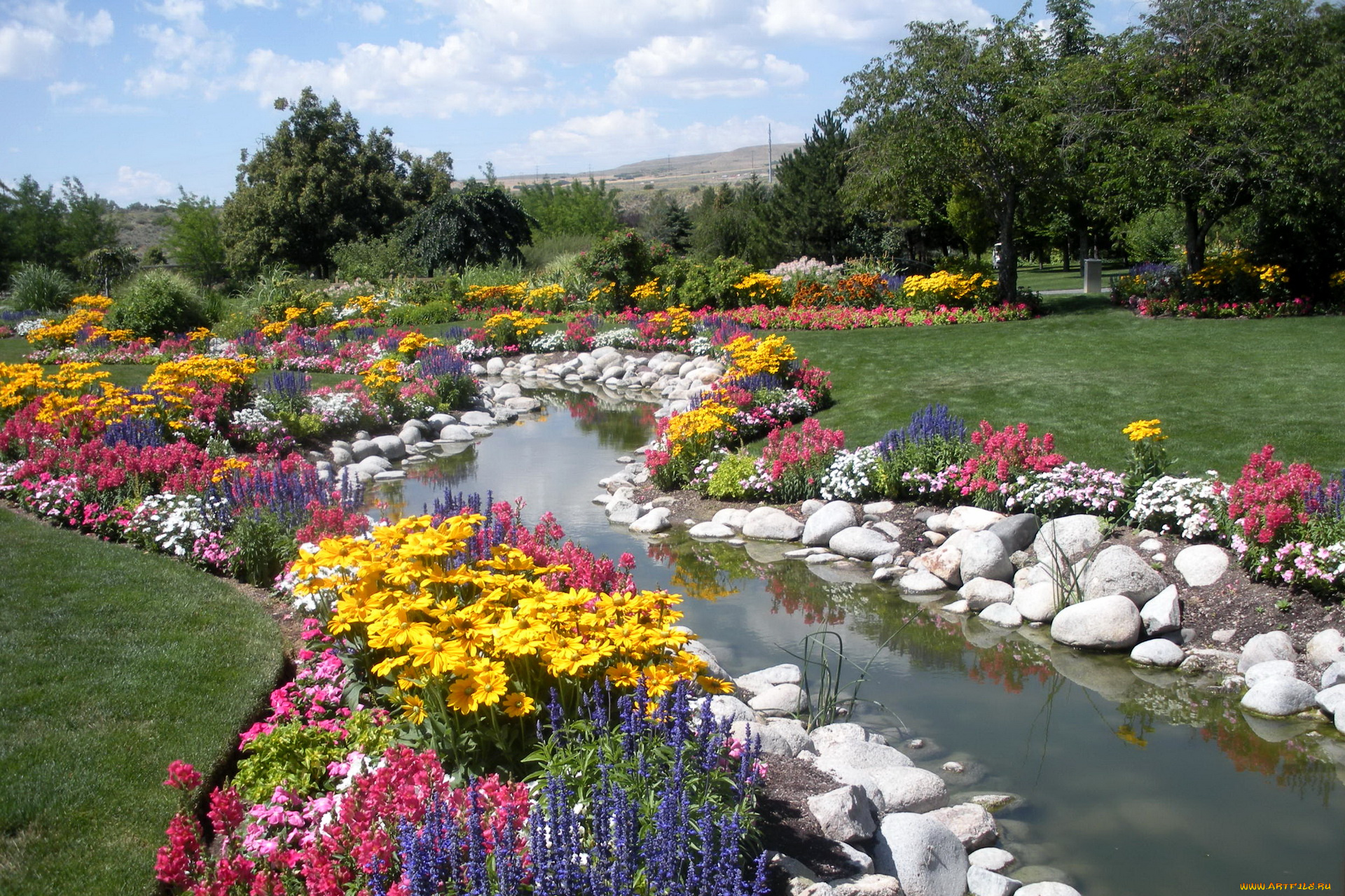 природа, парк, usa, romantic, gardens, utah