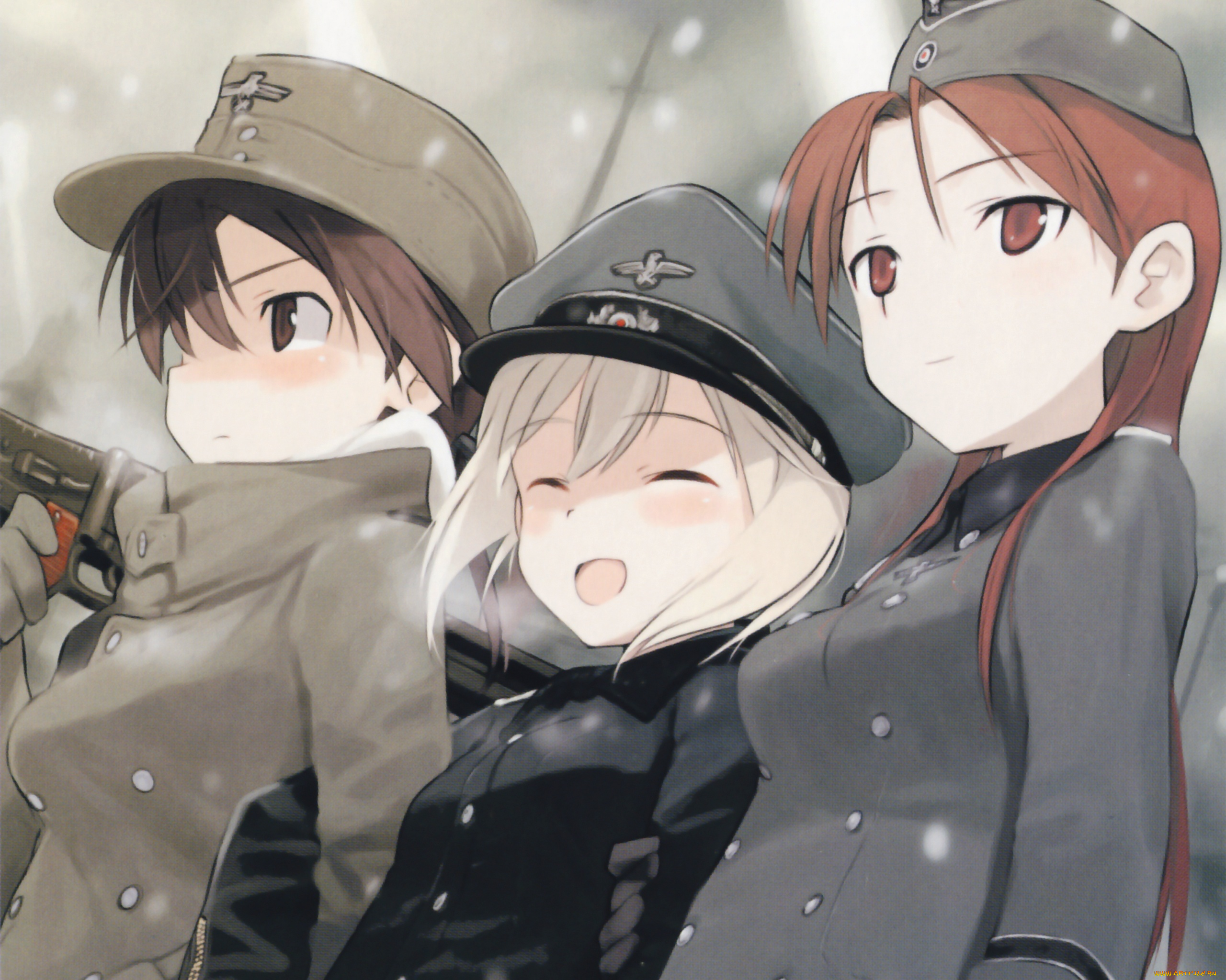 аниме, strike, witches