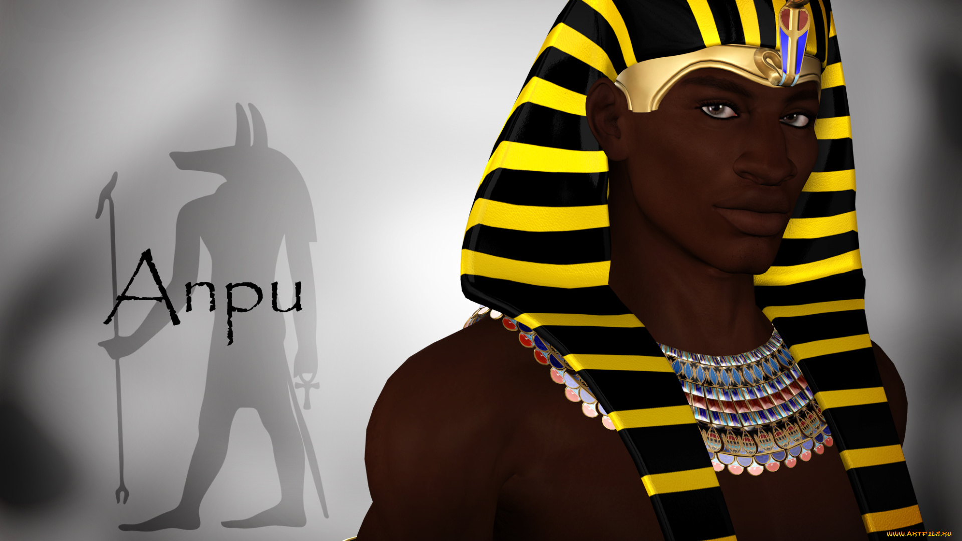 3д, графика, historical, история, фараон, бог, древний, египет