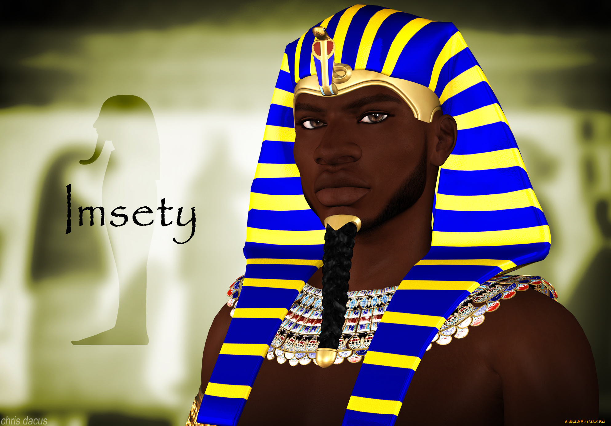 3д, графика, historical, история, фараон, древний, египет, бог