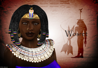 Картинка 3д графика historical история фараон древний египет бог