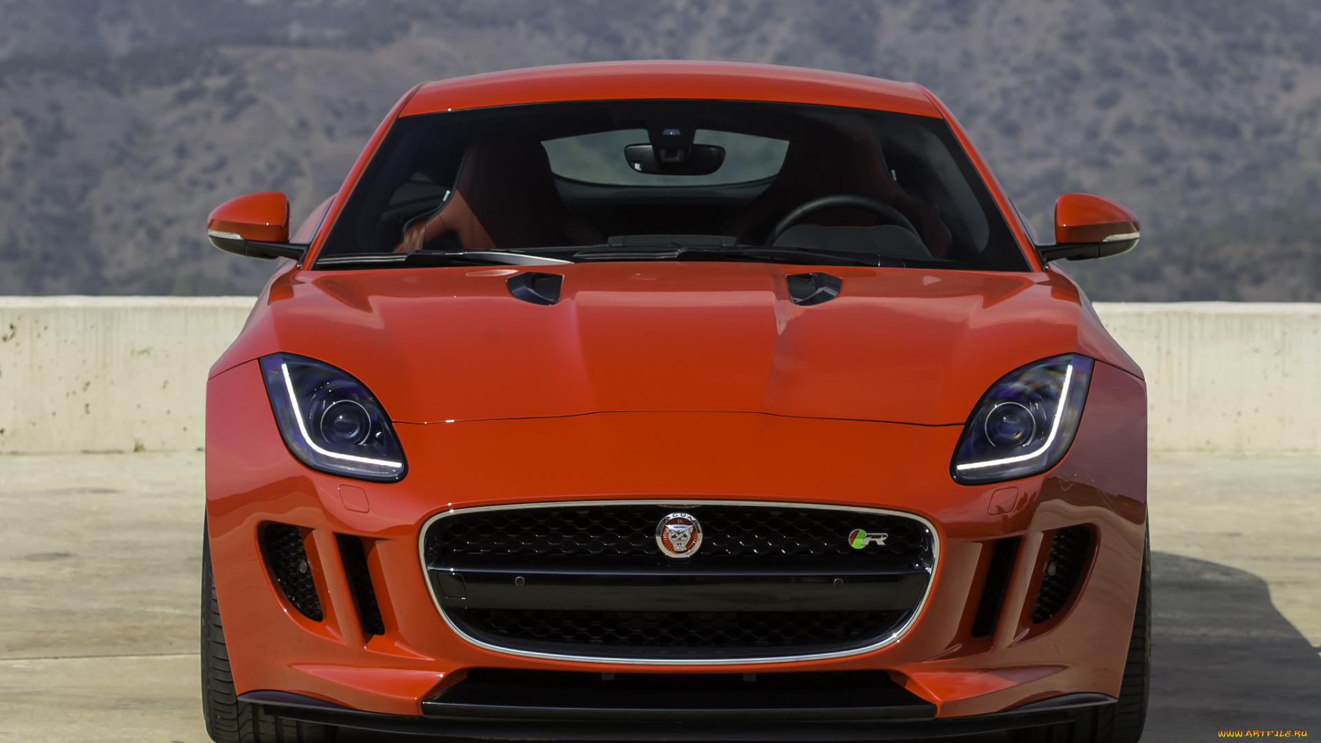 автомобили, jaguar, красный, 2014, f-type, r, coupе