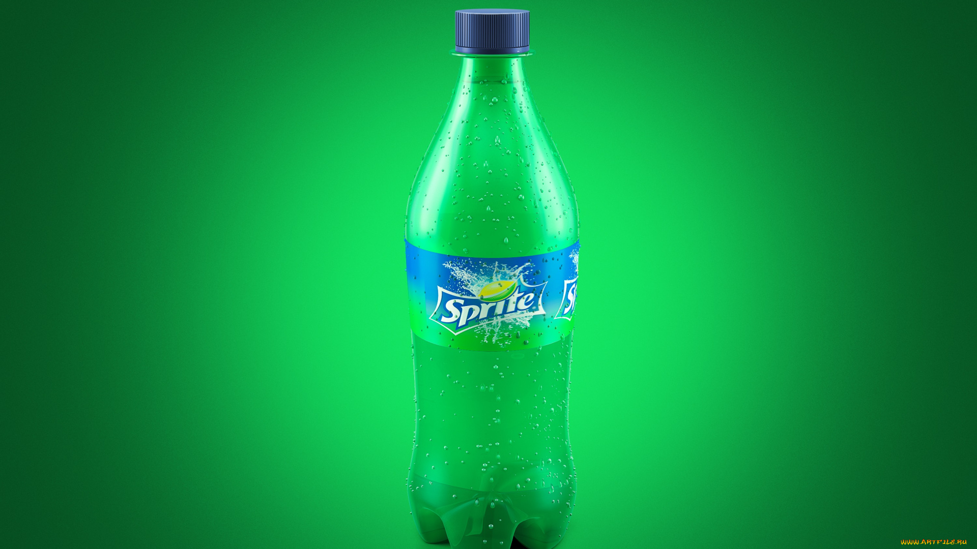 бренды, sprite, бутылка, зеленая