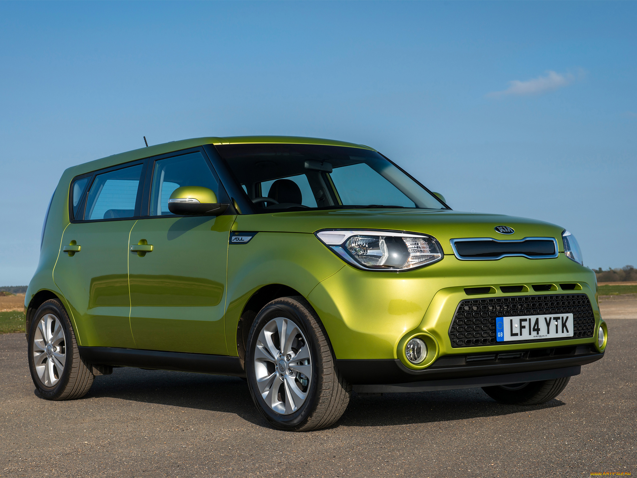 автомобили, kia, 2014, soul, uk-spec, зеленый