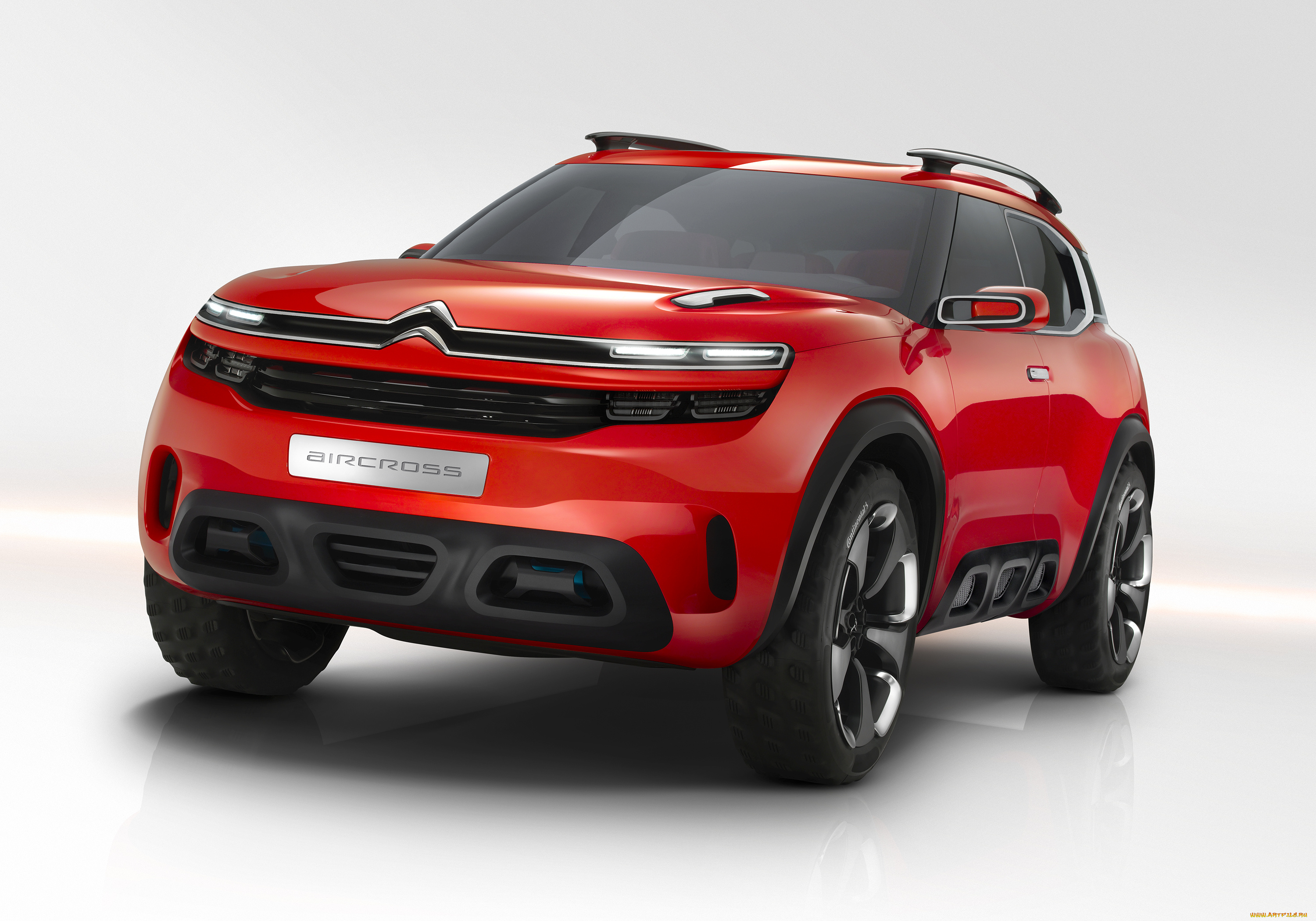 автомобили, citroen, красный, aircross, concept, 2015г, citroеn