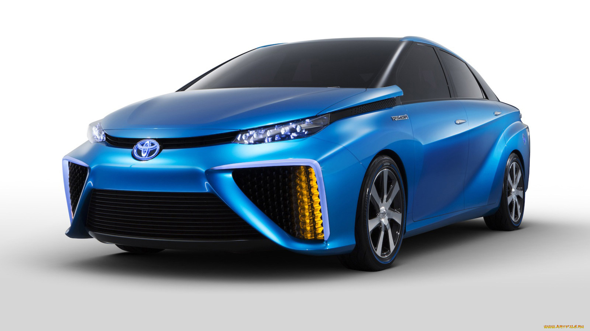 toyota, fcv, concept-2013, автомобили, toyota, fcv, concept, -2013, синяя