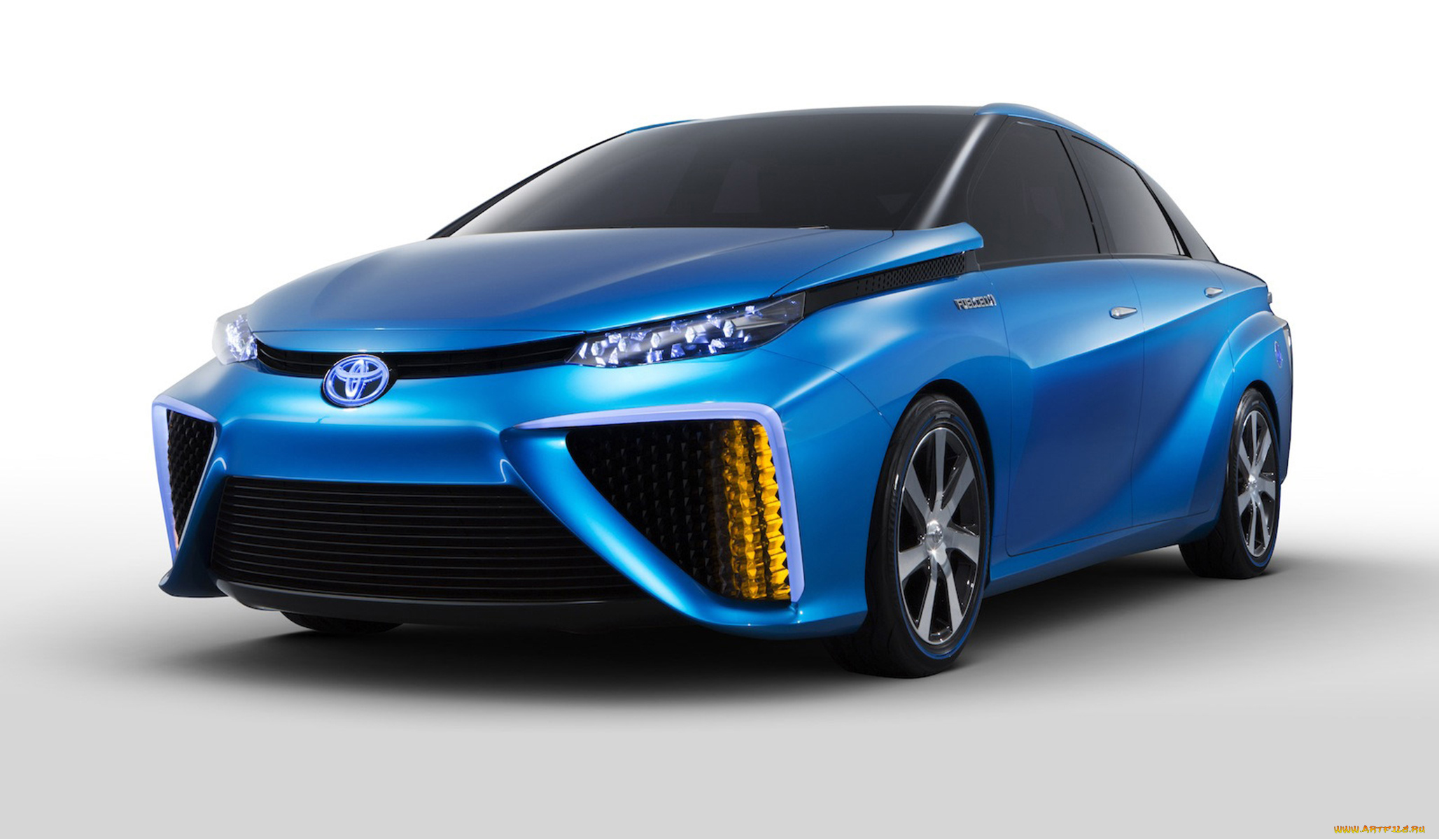 toyota, fcv, concept-2013, автомобили, toyota, fcv, concept, -2013, синяя