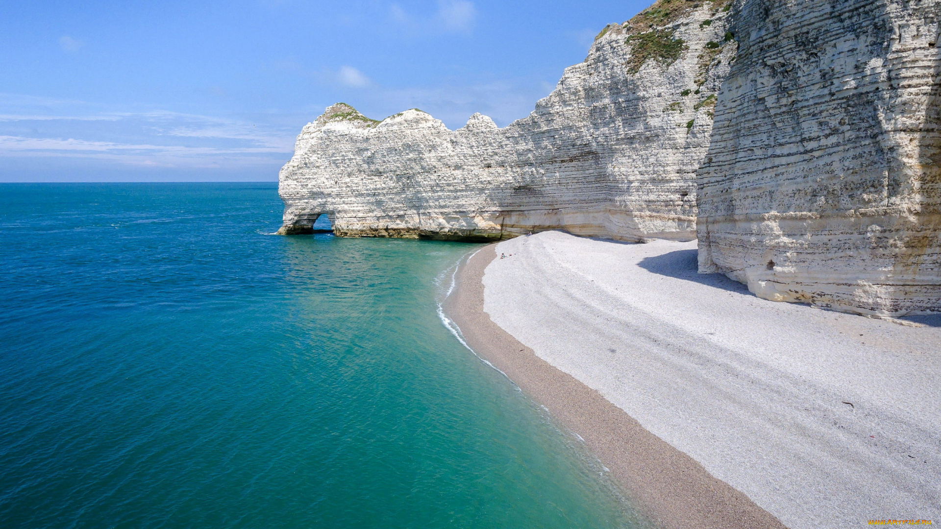 etretat, cliffs, normandy, france, природа, побережье, etretat, cliffs