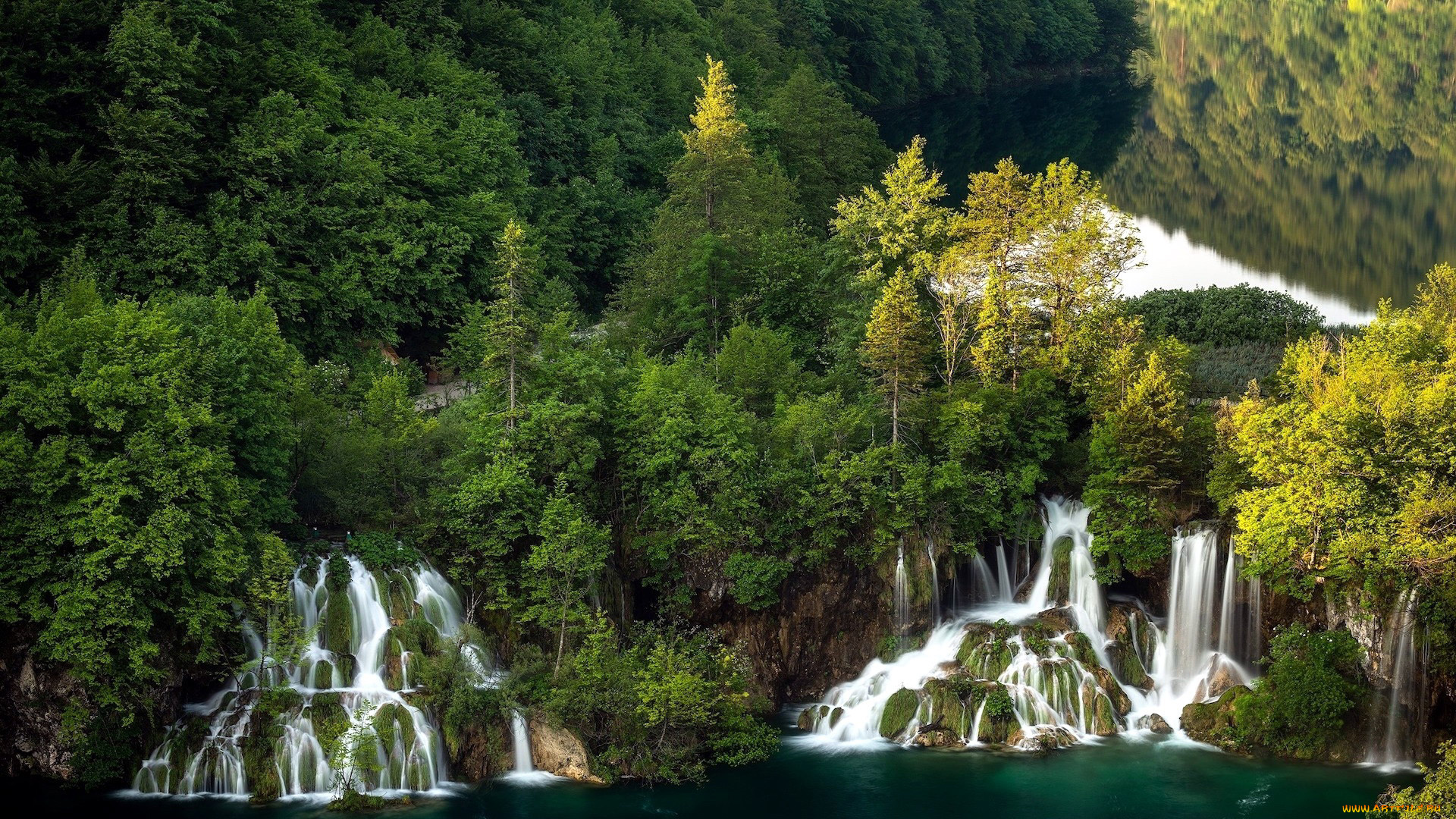 plitvice, lakes, croatia, природа, водопады, plitvice, lakes