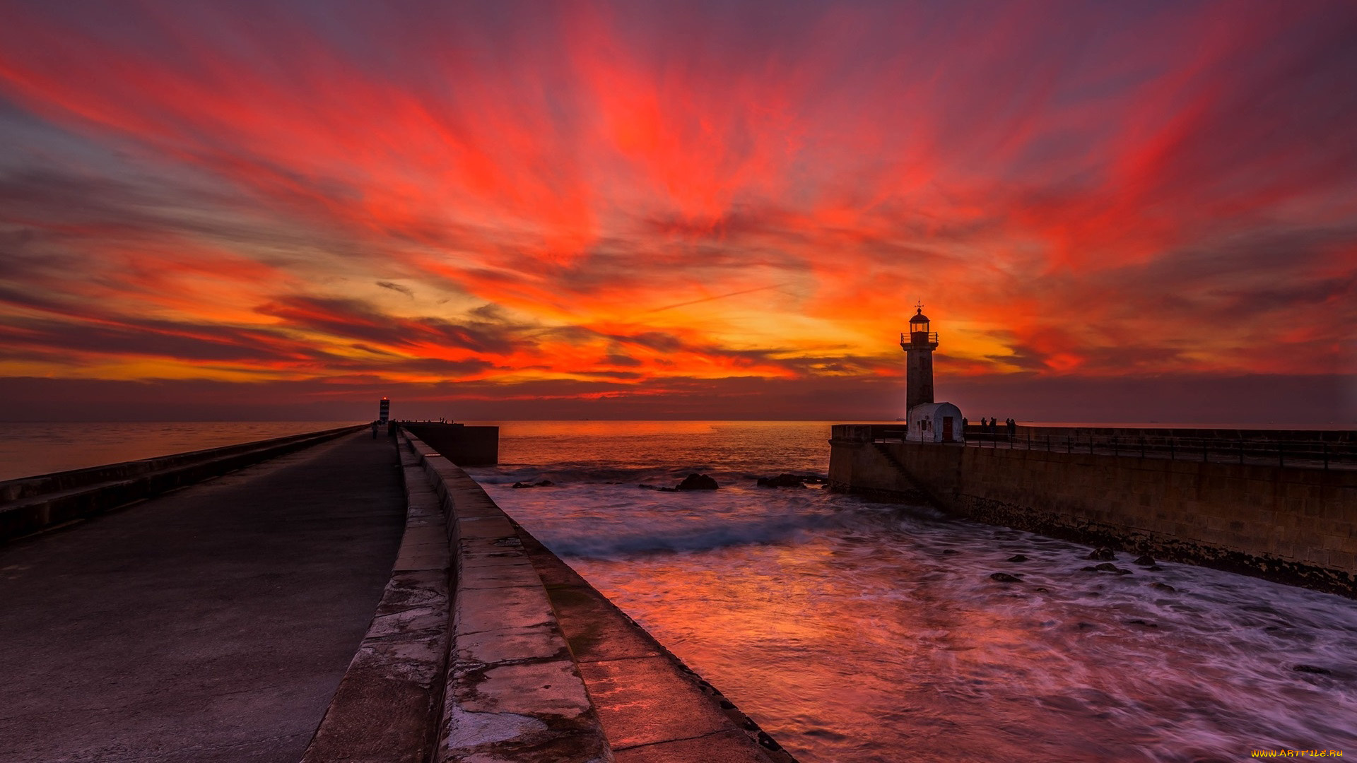 felgueiras, lighthouse, portugal, природа, маяки, felgueiras, lighthouse