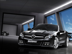 обоя brabus, mercedes, benz, sl, class, 2009, автомобили