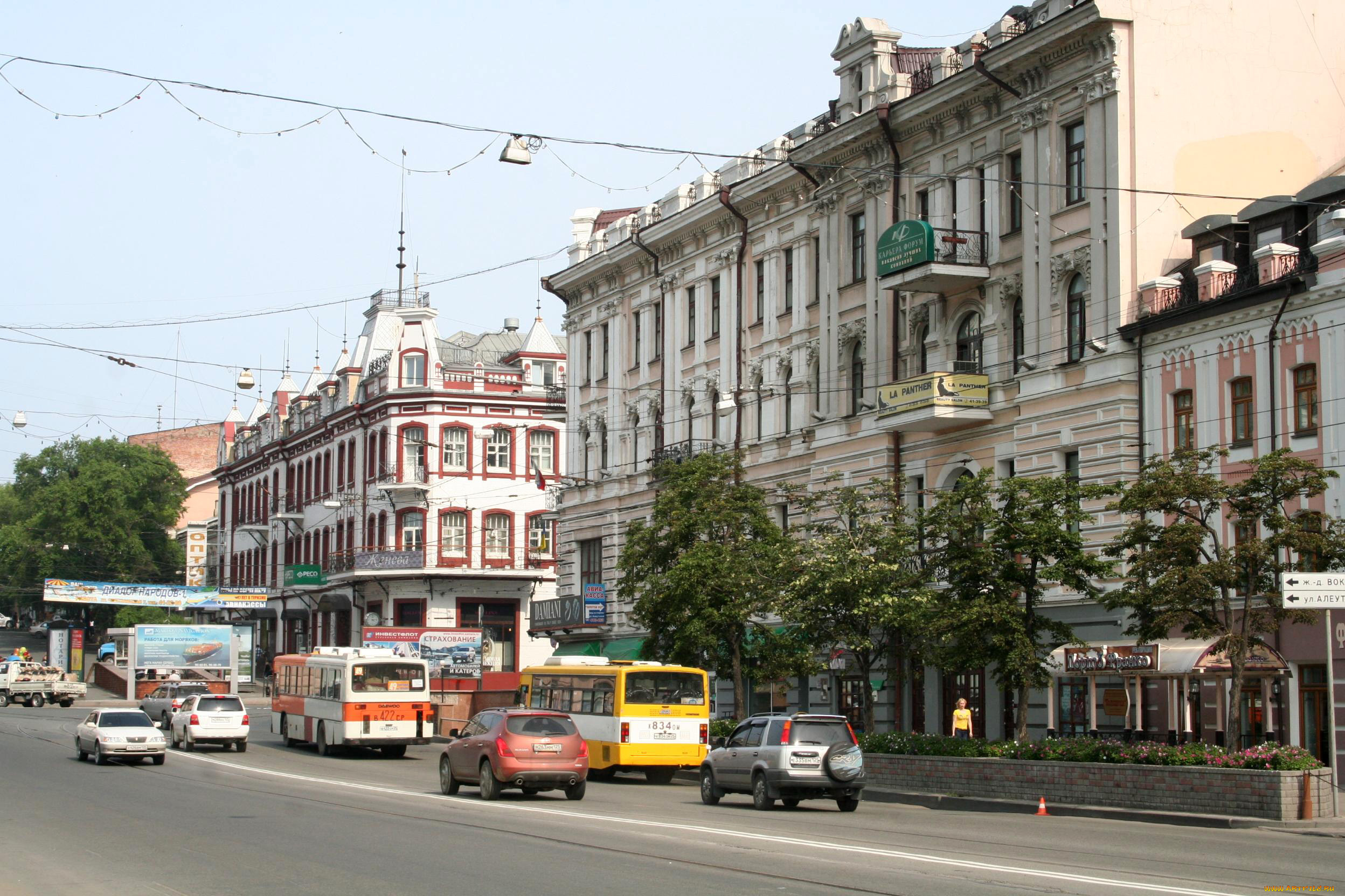 владивосток, города, улицы, площади, набережные