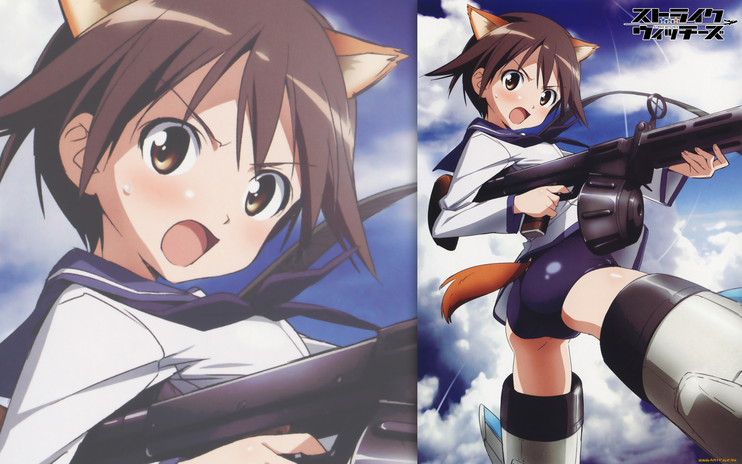 аниме, strike, witches