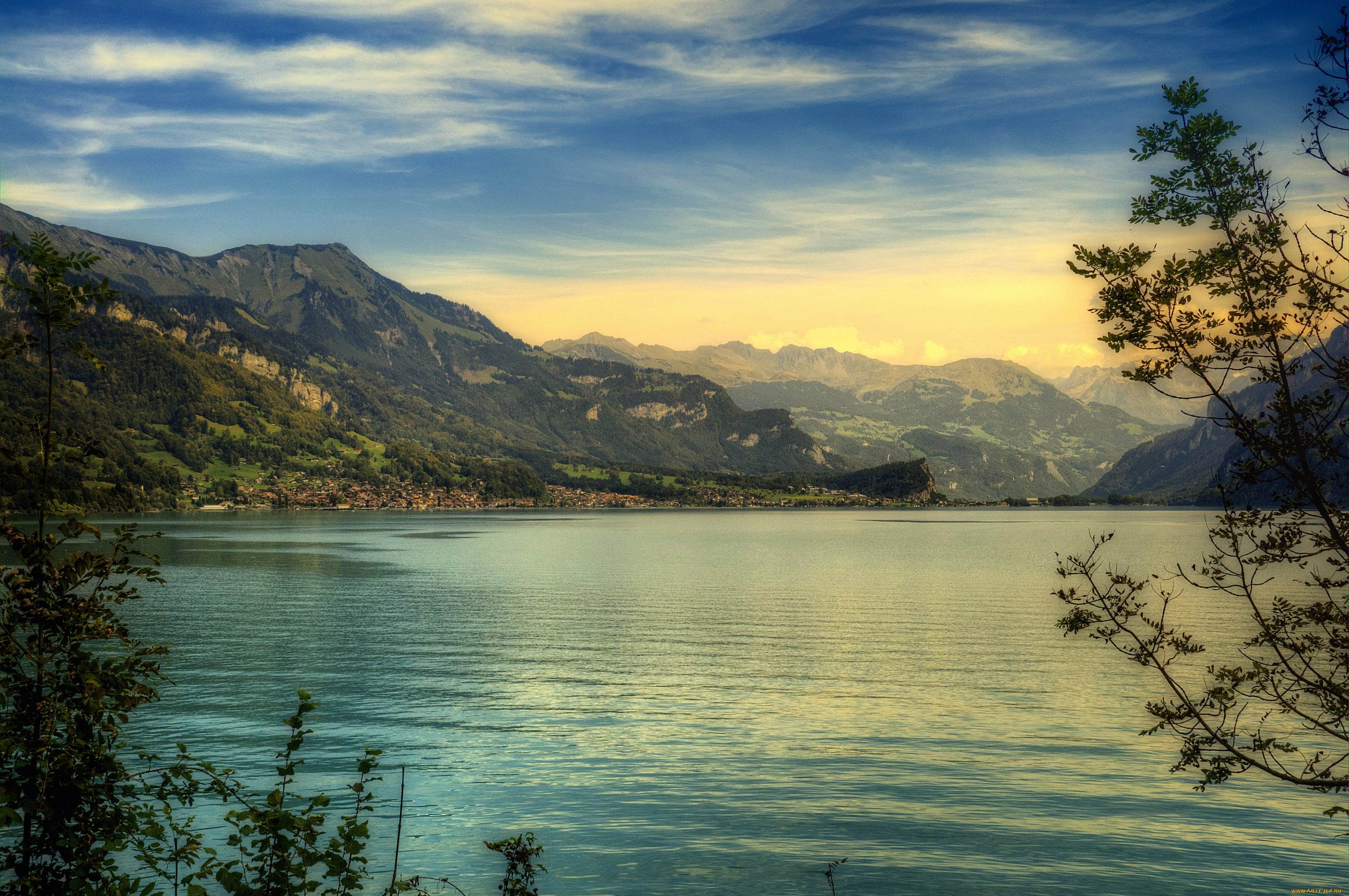 природа, реки, озера, альпы, швейцария