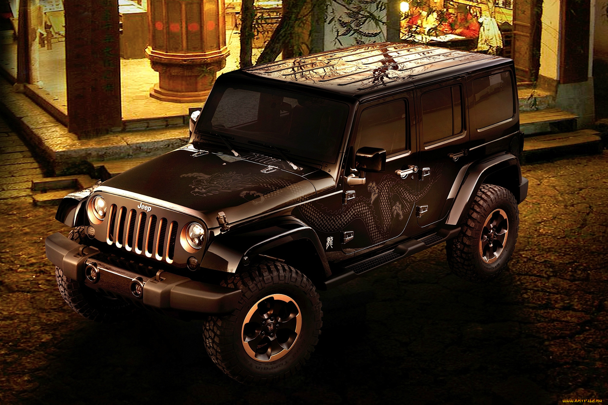 jeep, wrangler, dragon, автомобили, chrysler, group, llc, внедорожники, сша