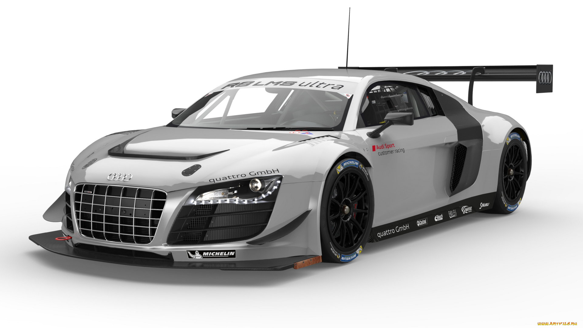 2014, audi, r8, lms, ultra, автомобили, 3д, тюнинг, серебрянный, audi