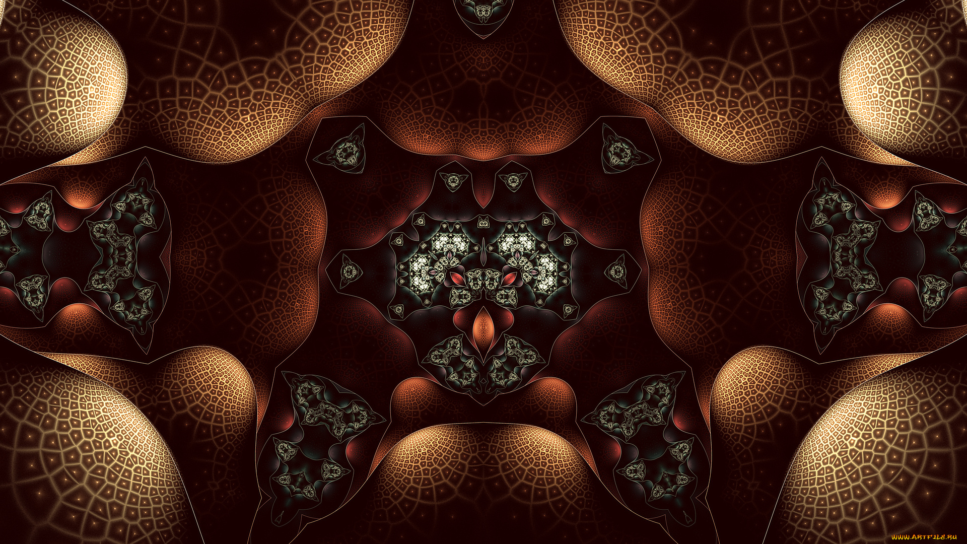 3д, графика, fractal, , фракталы, цвета, фон, узор