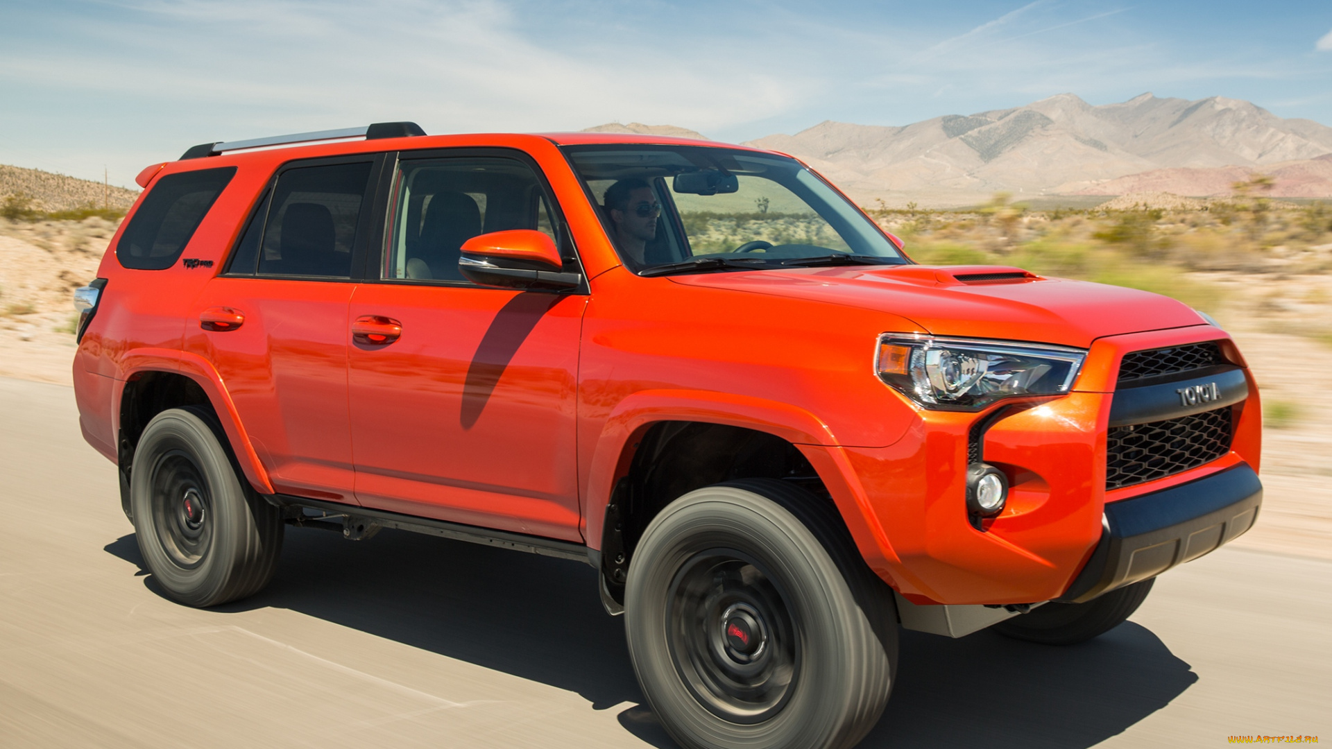 автомобили, toyota, красный, 2014г, pro, 4runner, trd