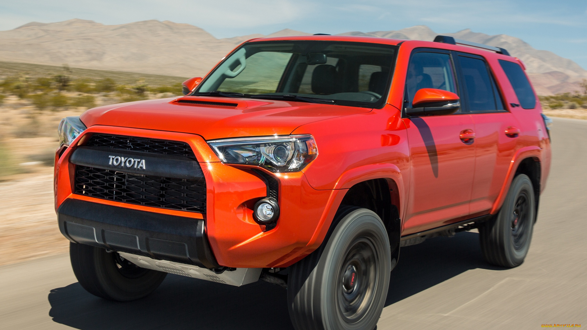 автомобили, toyota, красный, 2014г, pro, 4runner, trd