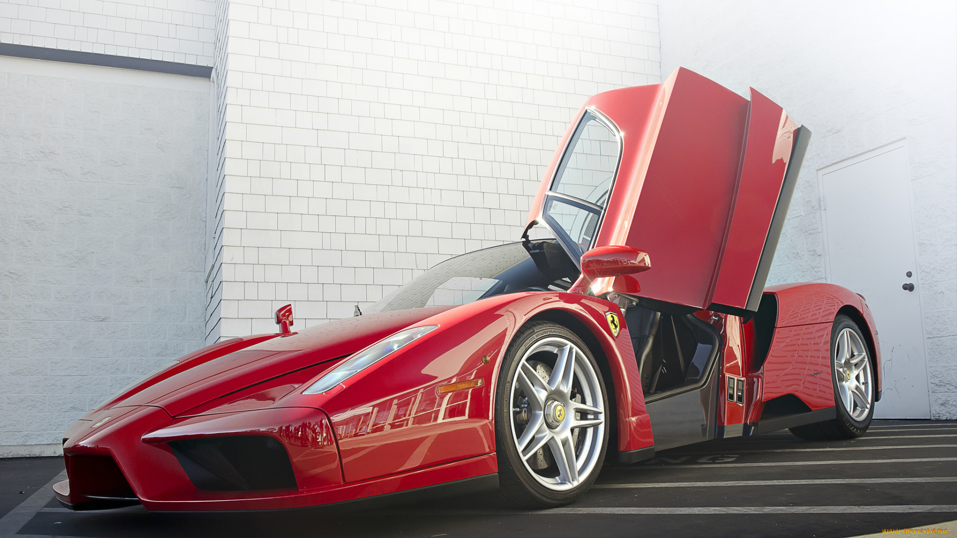 red, enzo, ferrari, автомобили, ferrari, a, p, s, гоночные, спортивные, италия