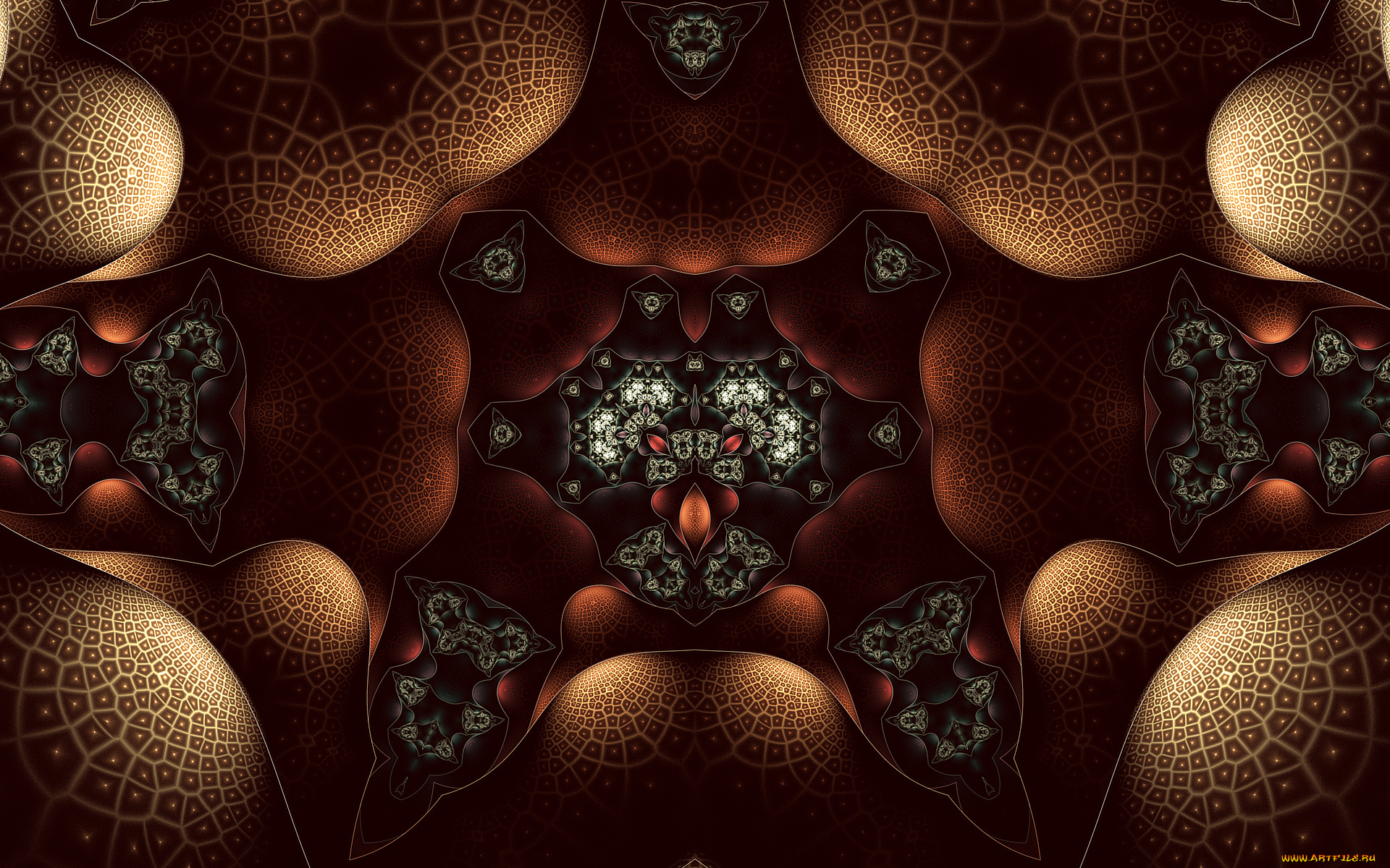 3д, графика, fractal, , фракталы, цвета, фон, узор