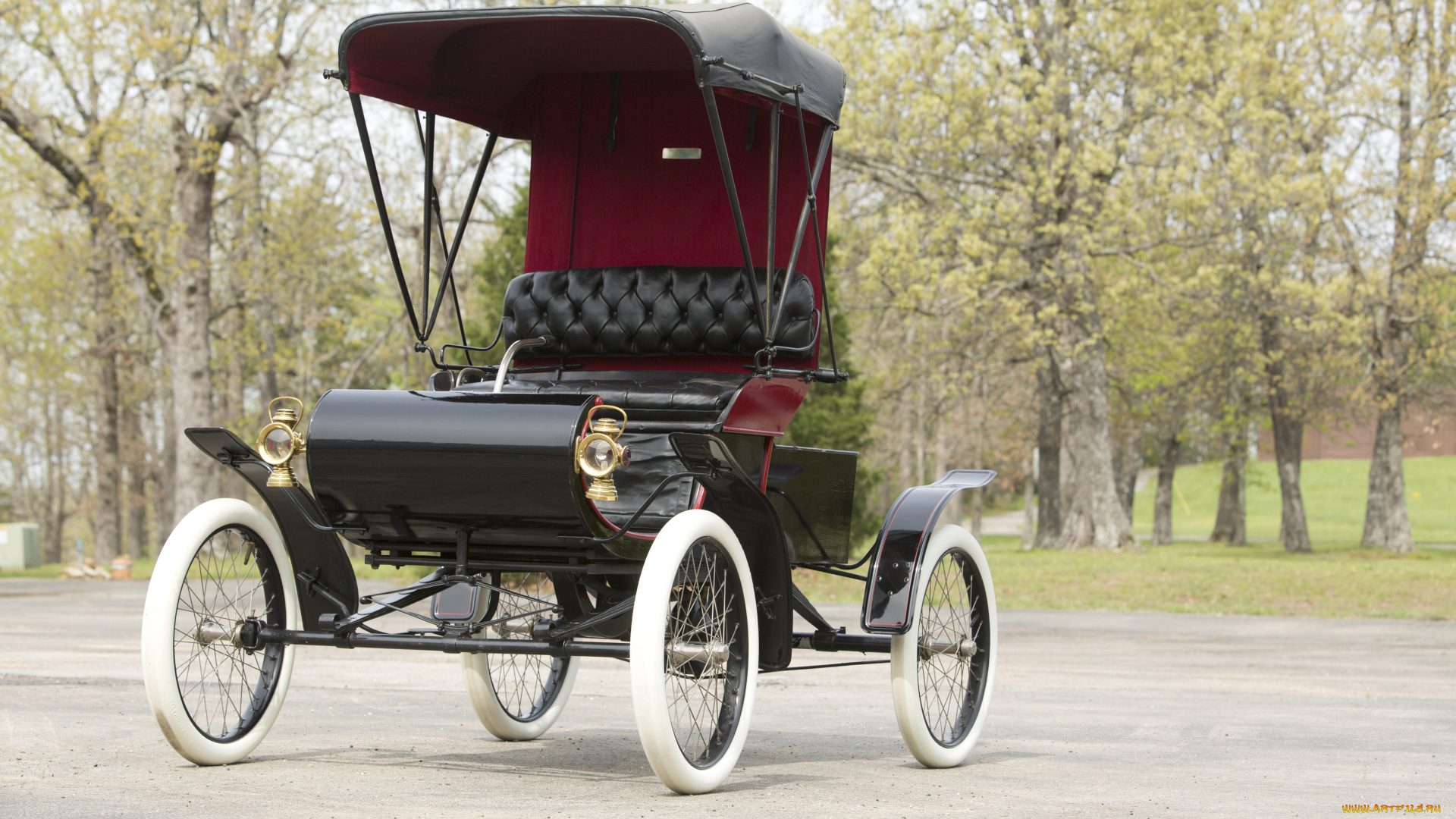автомобили, классика, oldsmobile, model, r, curved, dash, runabout, 1902г